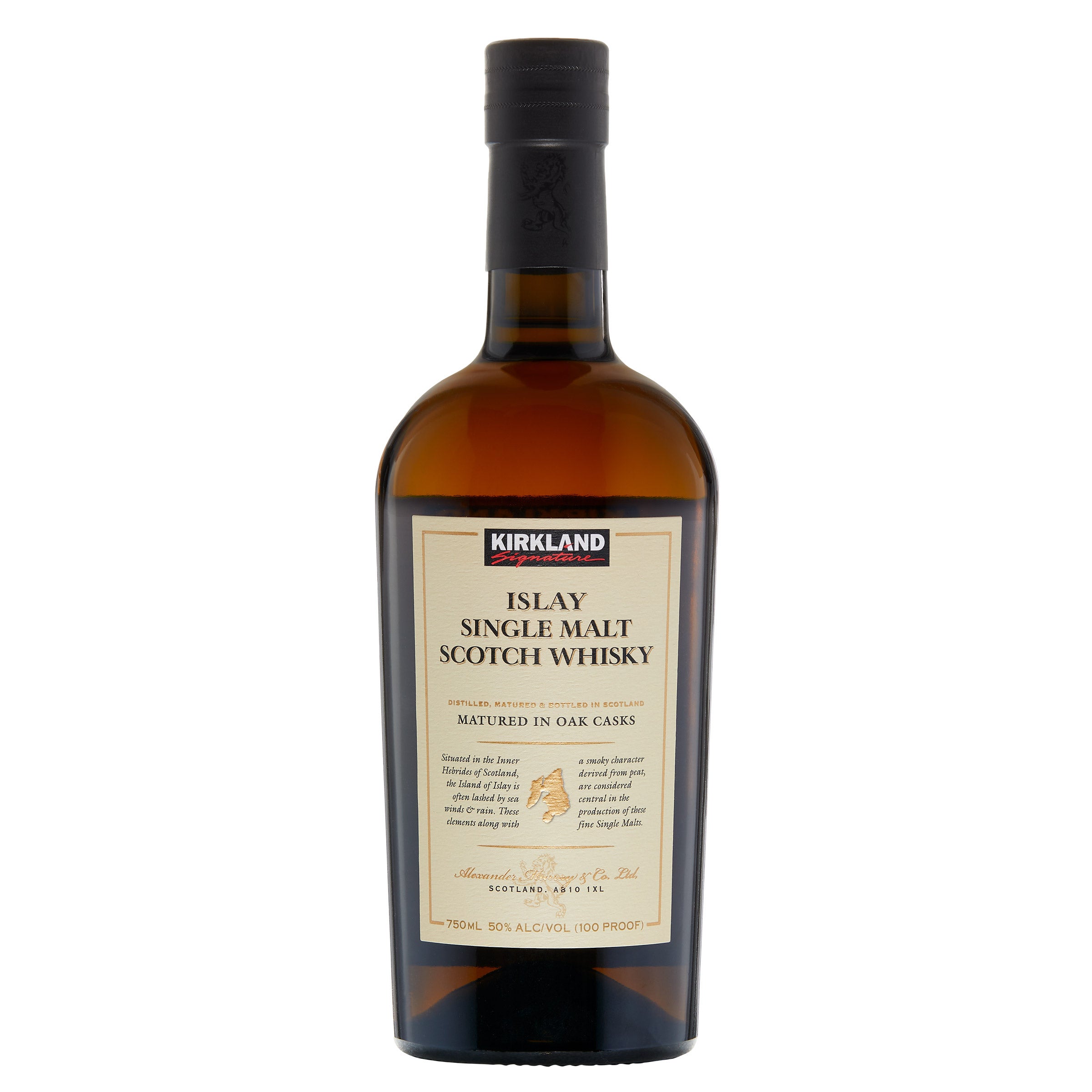 KIRKLAND SIGNATURE ISLAY SINGLE MALT SCOTLAND 750ML