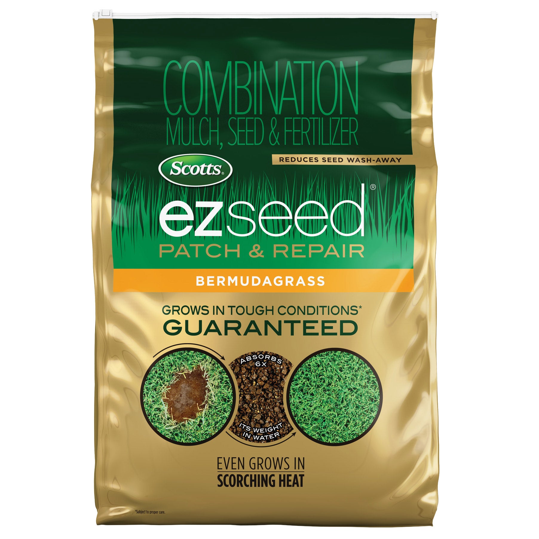 SCOTTS EZ SEED BERMUDAGRASS REPAIR SEED+MULCH+FERT 25 LB