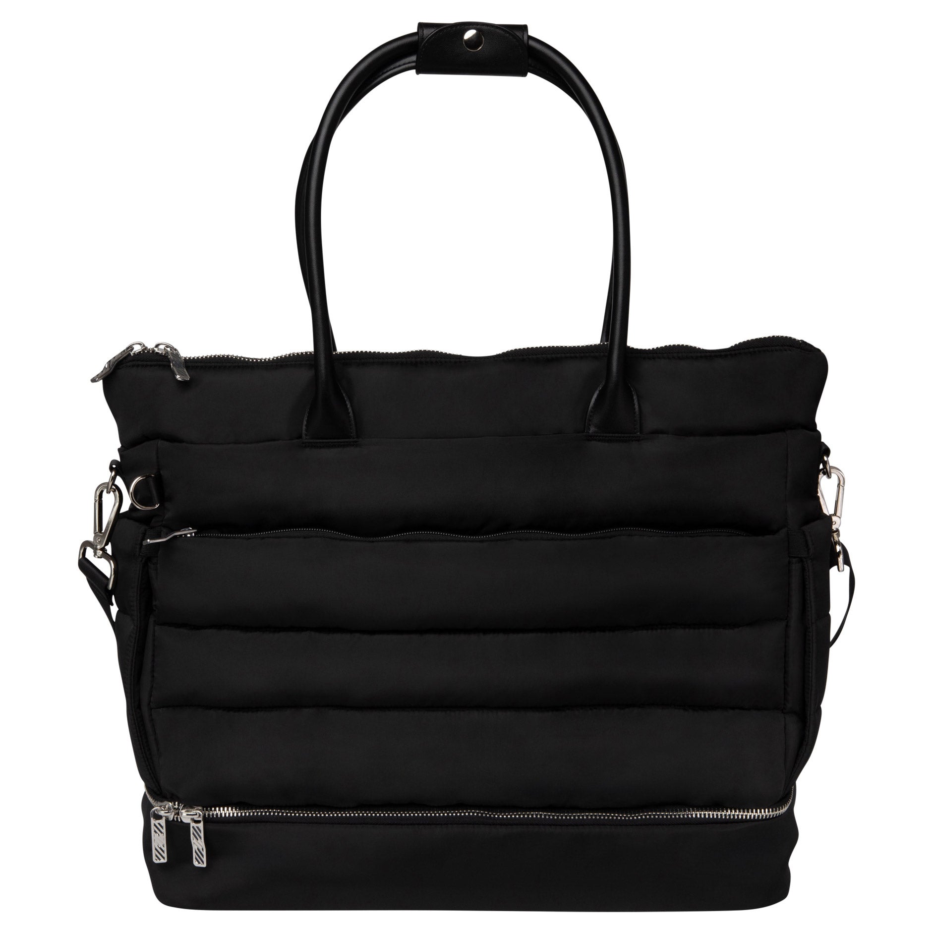 IPACK PUFFY TOTE BLACK