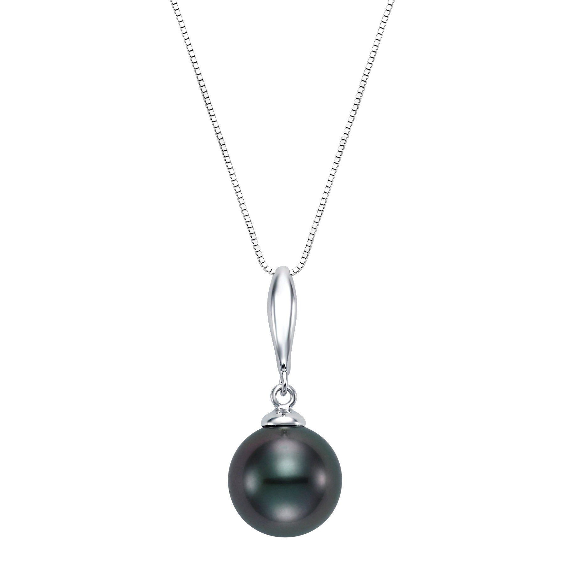 14KT GOLD 10-11MM TAHITIAN CULTURED PEARL 18¨ PENDANT