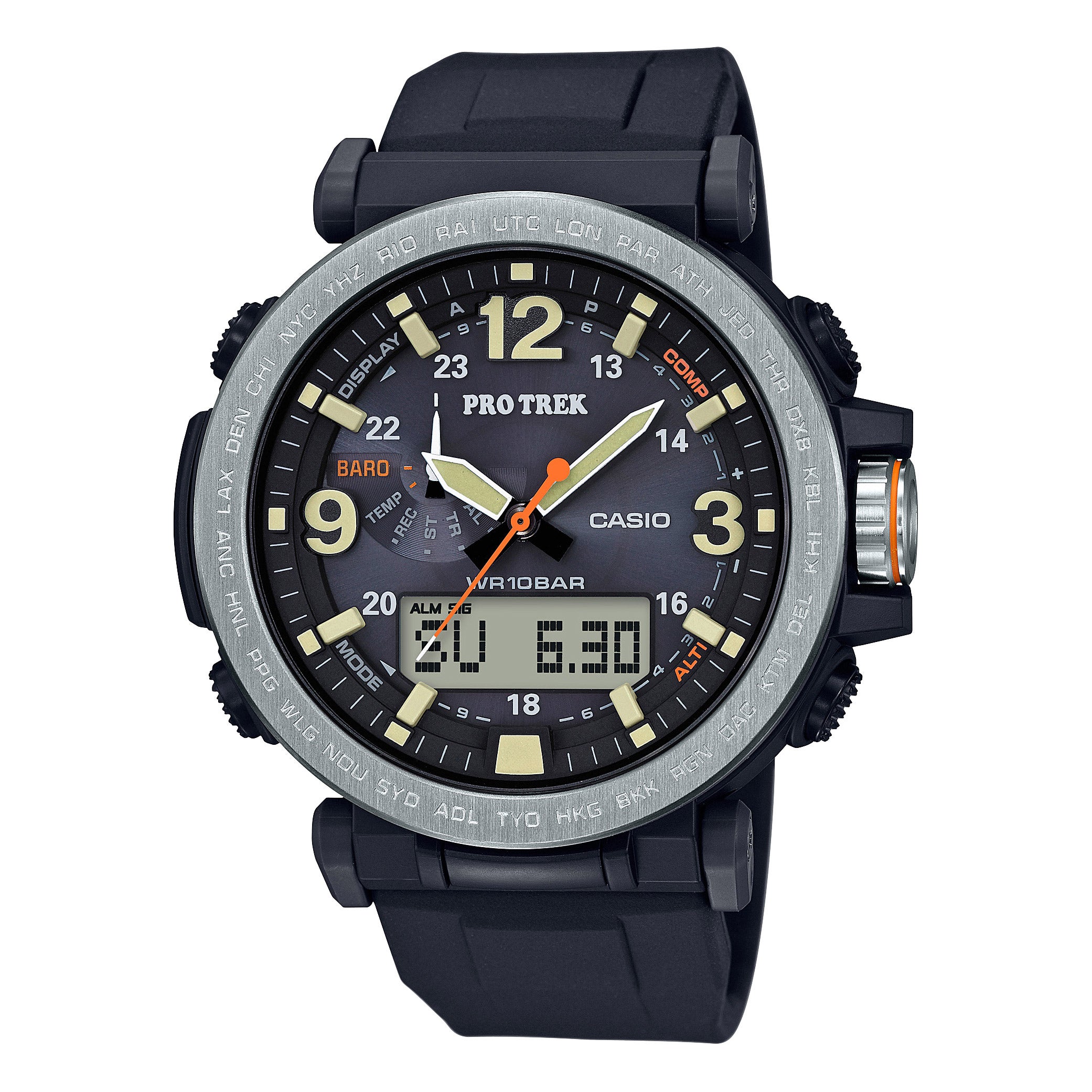 CASIO PRO TREK TRIPLE SENSOR MEN'S QUARTZ WATCH