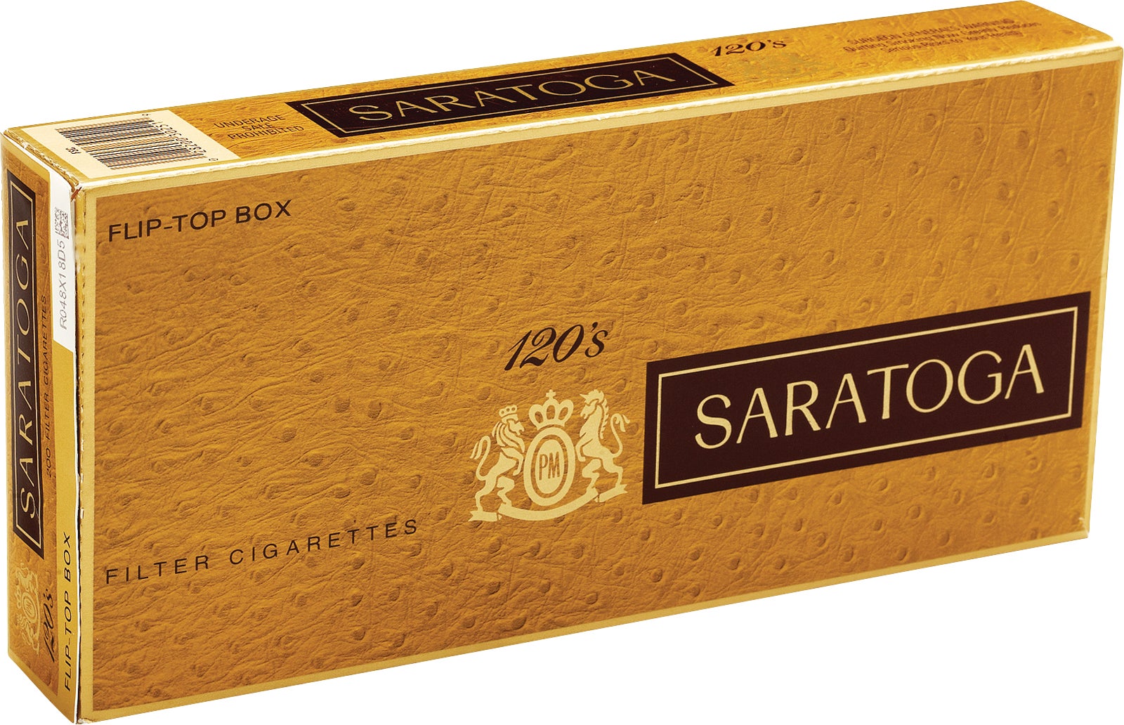 SARATOGA 120'S FILTER FLIP-TOP BOX