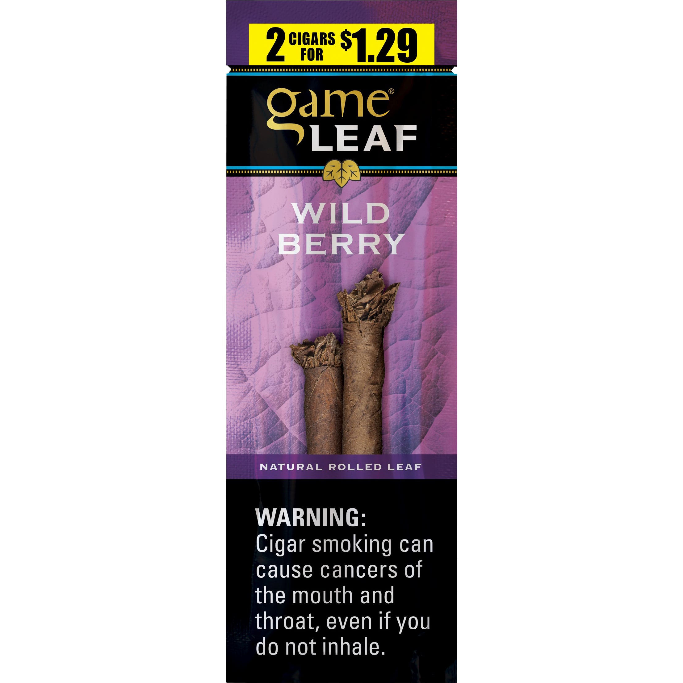 GAME LEAF WILD BERRY FF CGRLO 15CT 2/$1.29 PP