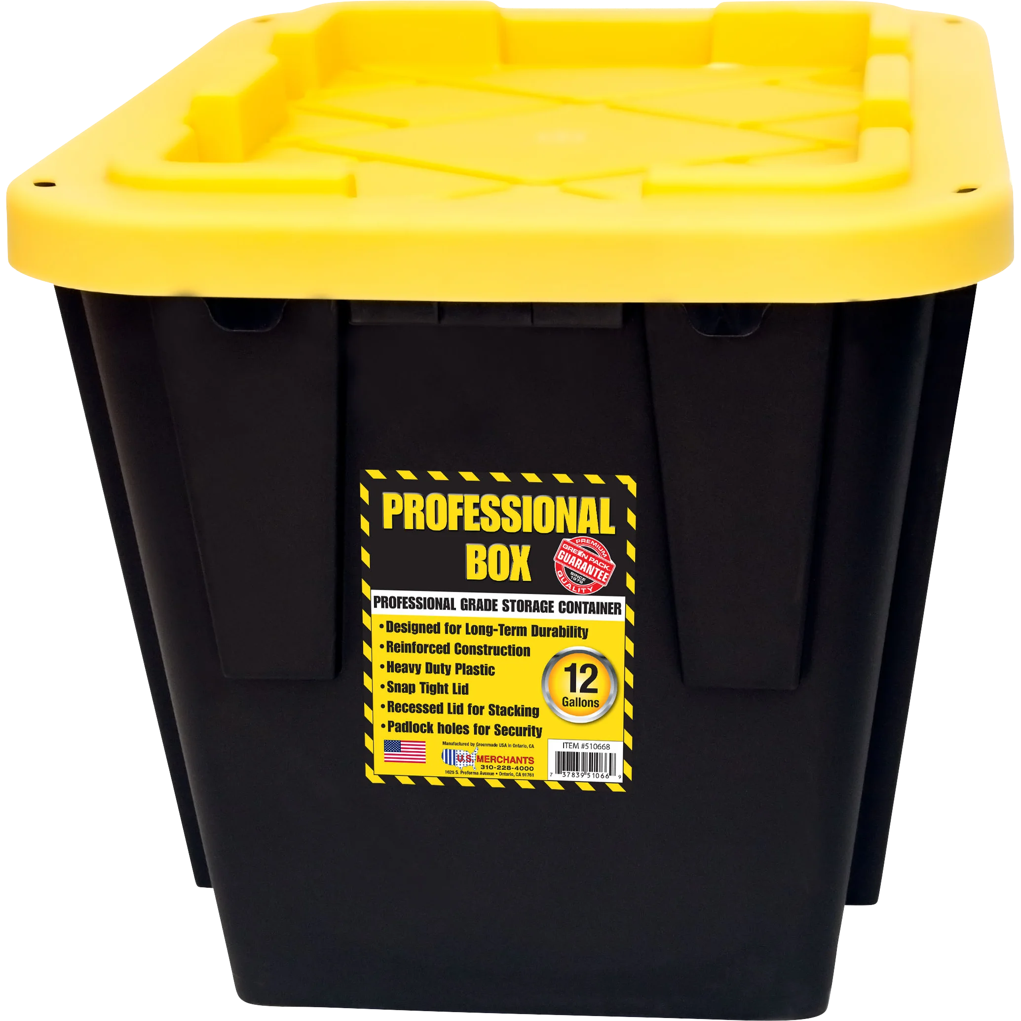 GREENMADE STORAGE BINS W/LIDS 12 GALLON 2-PACK - Image 1