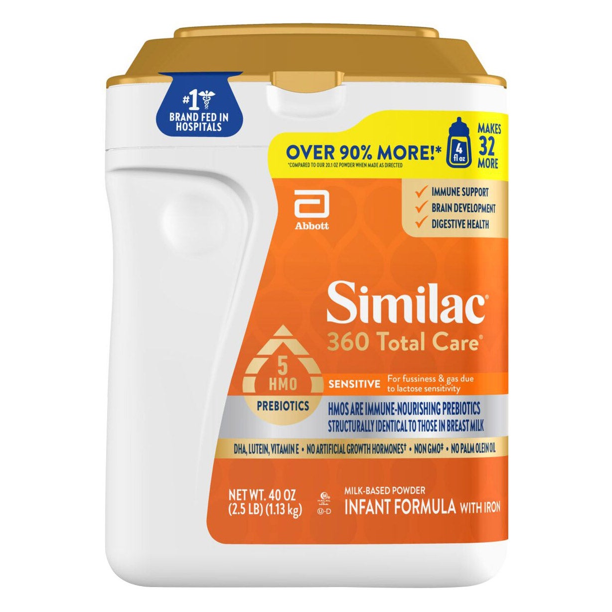 SIMILAC 360 TOTAL CARE SENSITIVE 40 OZ POWDER - Image 1