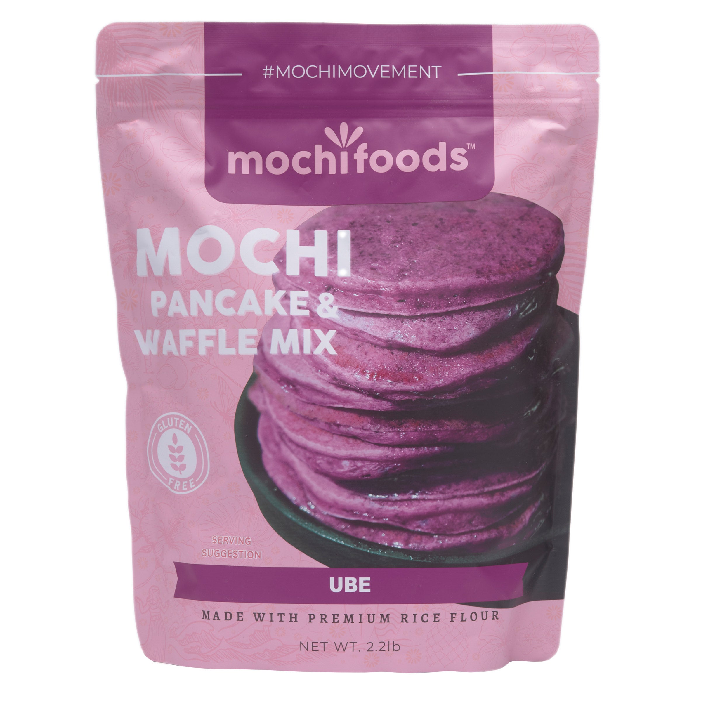 MOCHI FOODS UBE MOCHI PANCAKE & WAFFLE MIX 2.2 LBS - Image 1