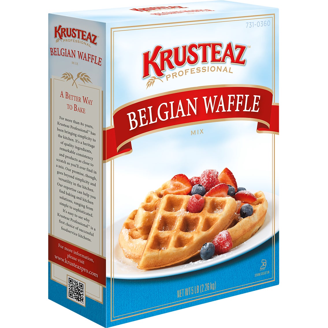 KRUSTEAZ BELGIAN WAFFLE MIX 5 LBS