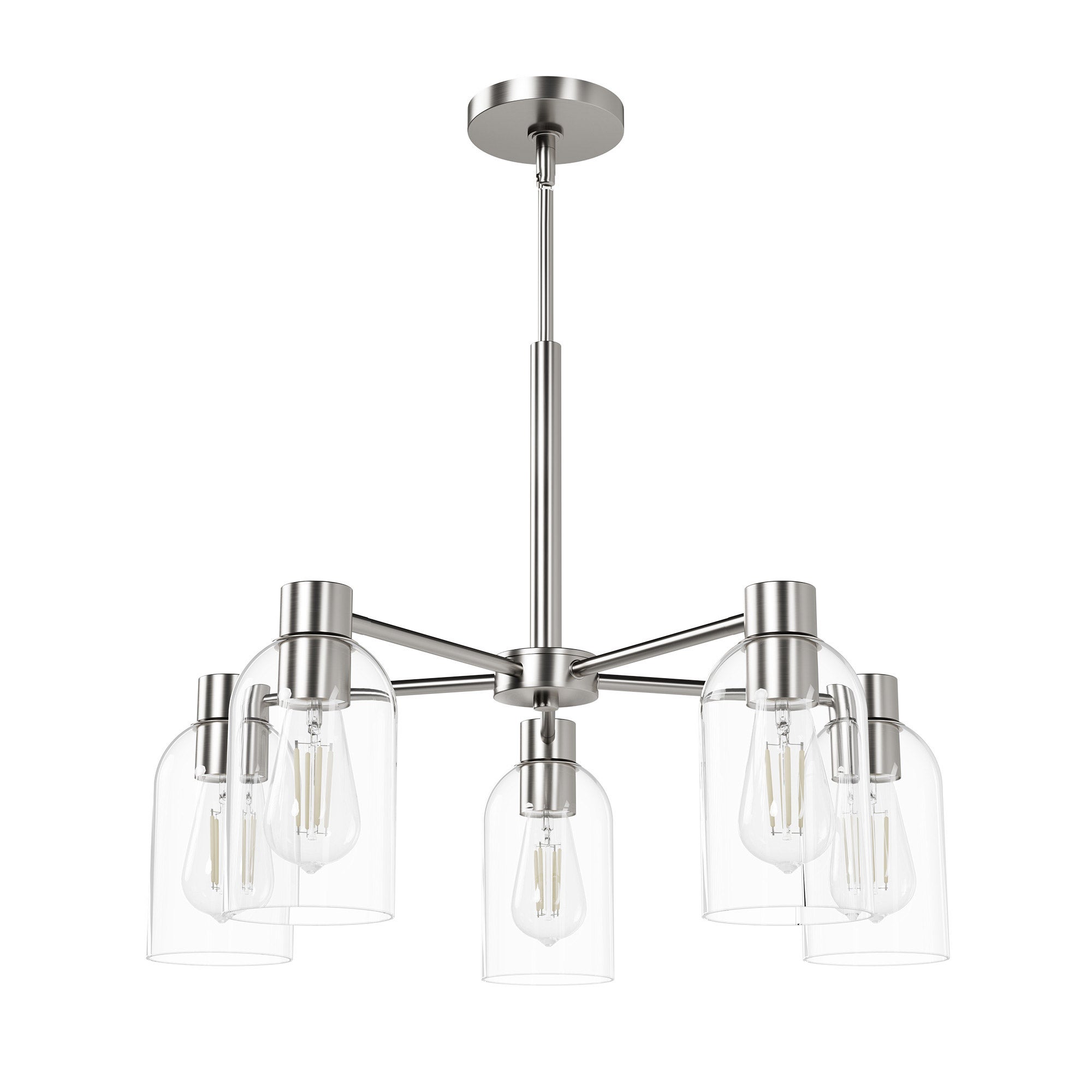 HUNTER FAN ^ LOCHEMEADE 5 LIGHT CHANDELIER - Image 1