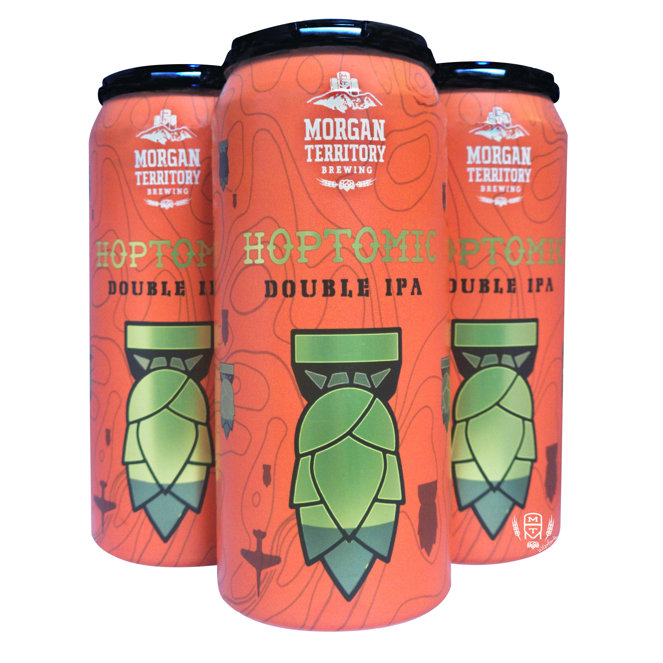 MORGAN TERRITORY HOPTOMIC DOUBLE IPA TRACY, CA 4/16OZ CANS