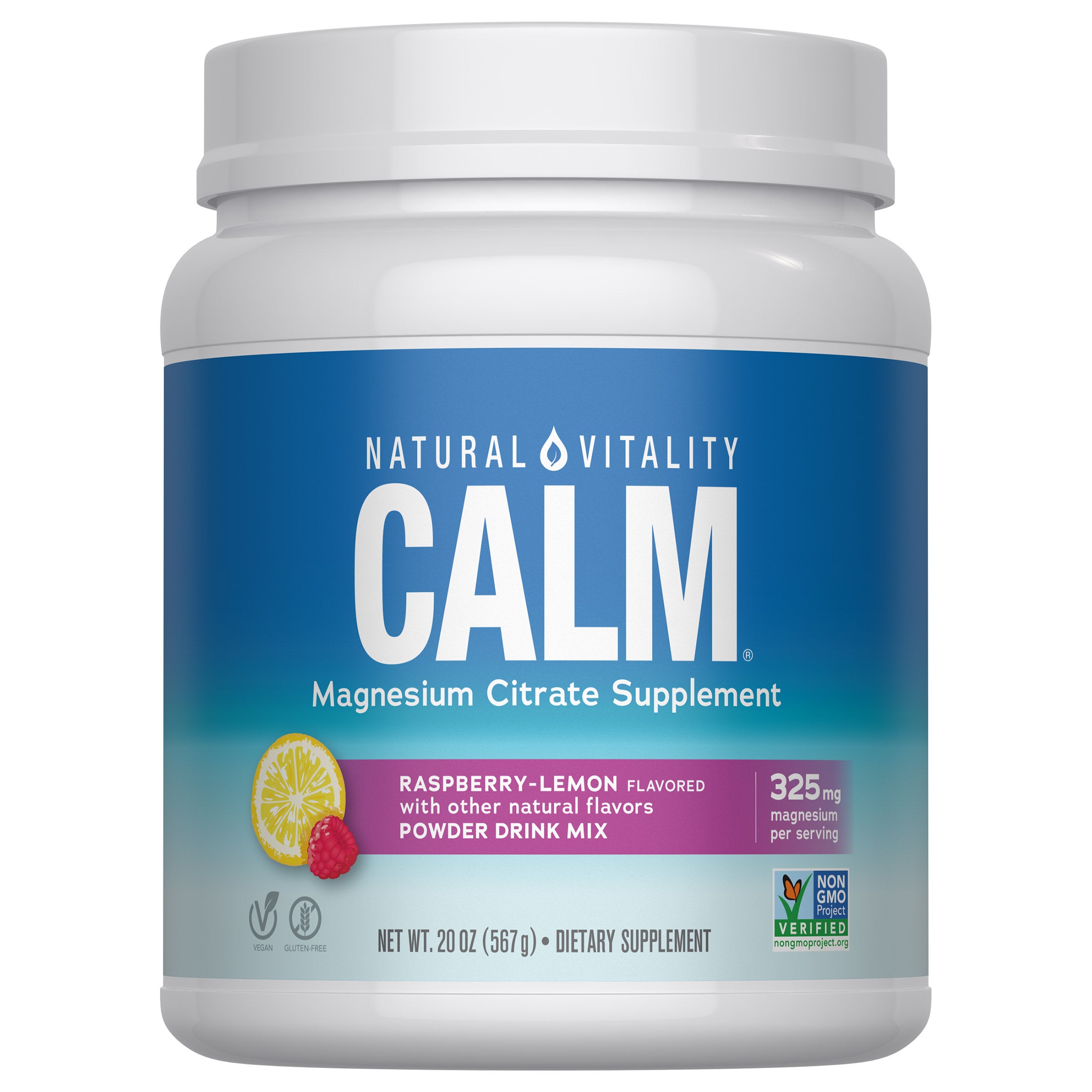 NATURAL VITALITY CALM MAGNESIUM CITRATE 20 OZ - Image 1