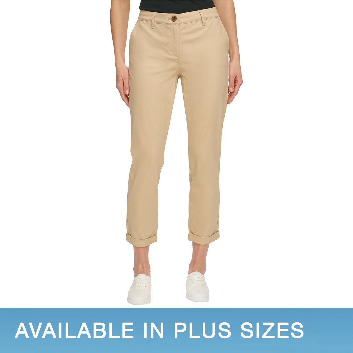 NAUTICA LADIES' CHINO ANKLE PANT - Image 1