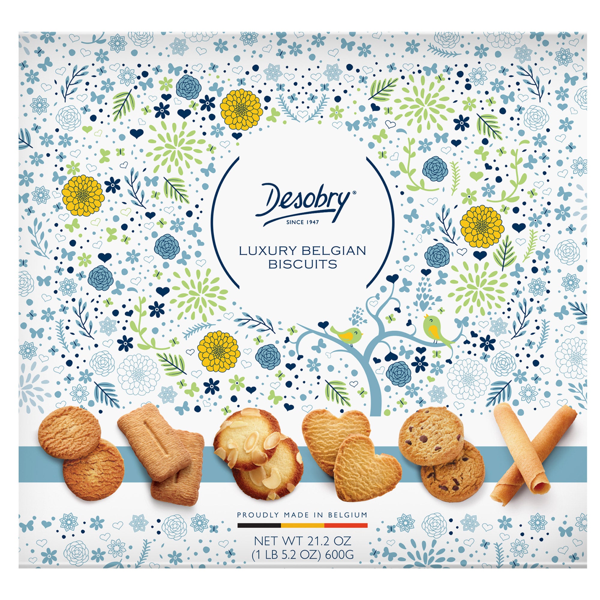DESOBRY LUXURY BELGIAN BISCUITS 21.2 OZ