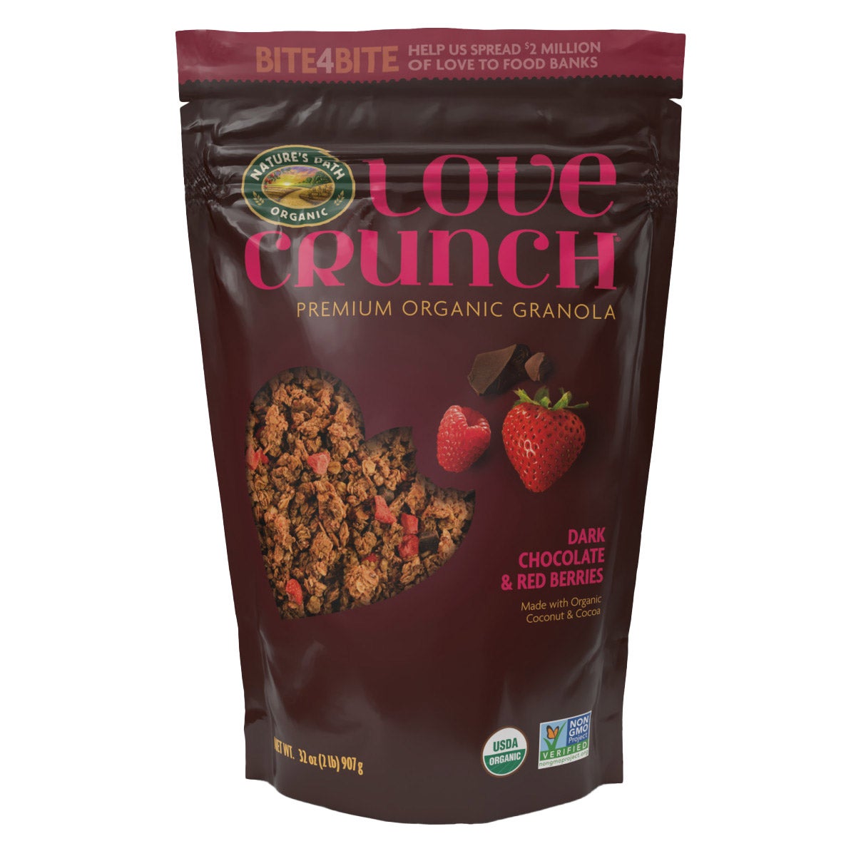 NATURE'S PATH ORG RED BERRY GRANOLA 32 OUNCE BAG - Image 1