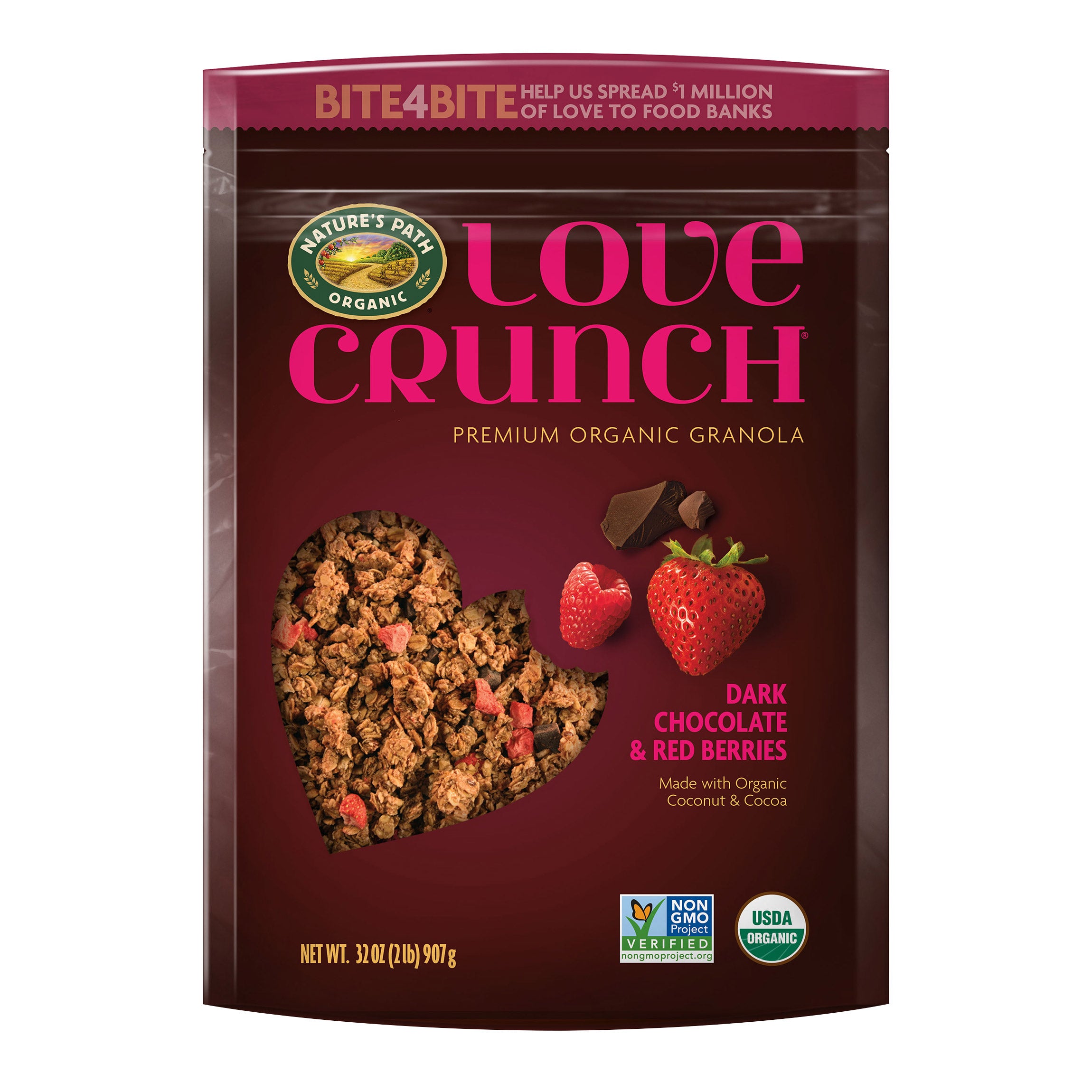 NATURE'S PATH ORG RED BERRY GRANOLA 32 OZ