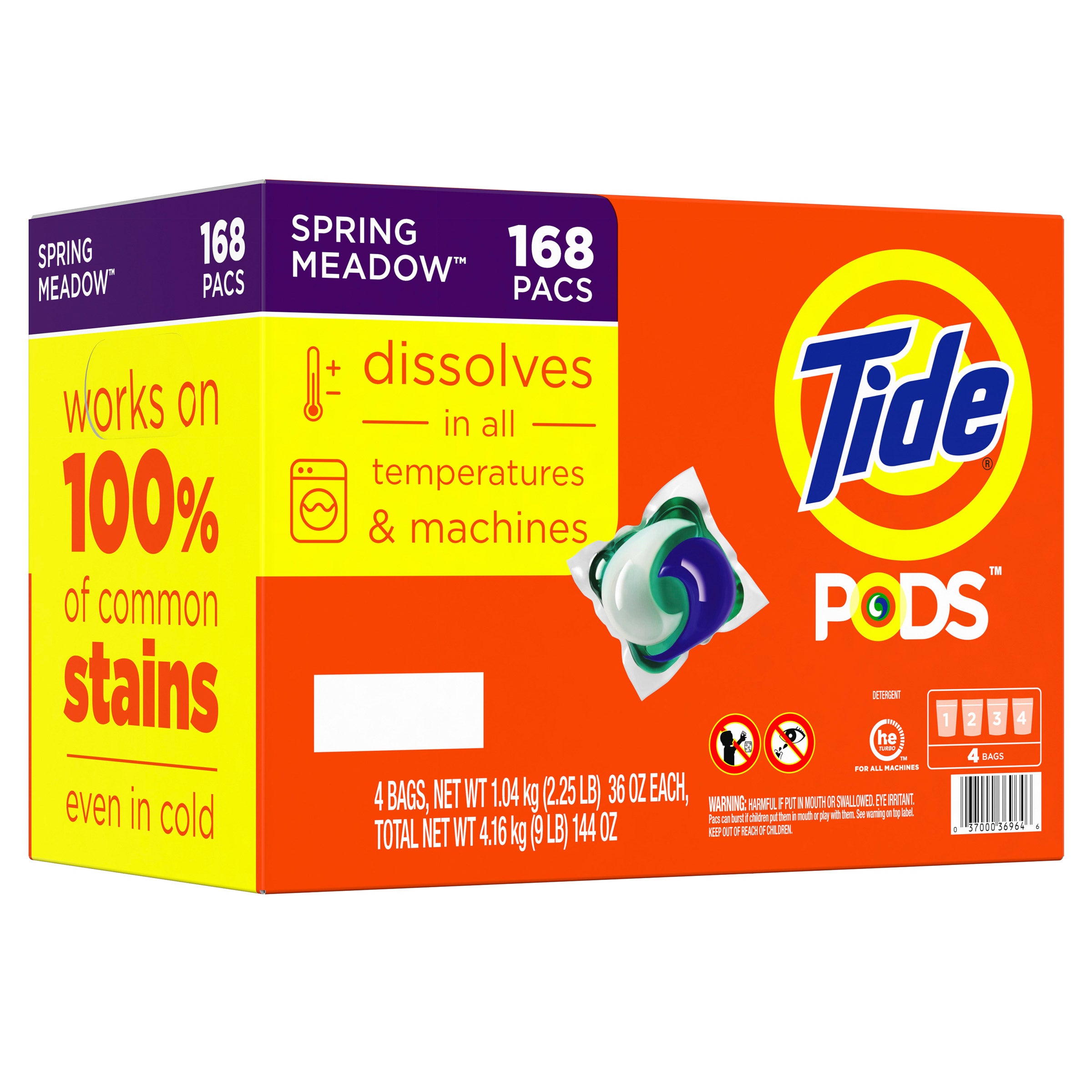 TIDE PODS SPRING MEADOW SCENT 168 COUNT - Image 1