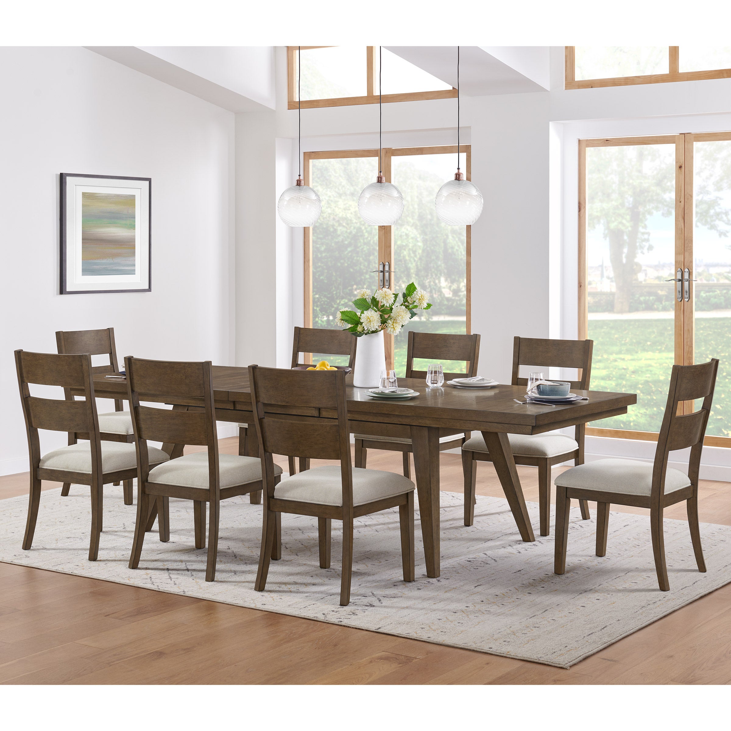FOREMOST HOME RIVERMONT 9-PIECE DINING SET