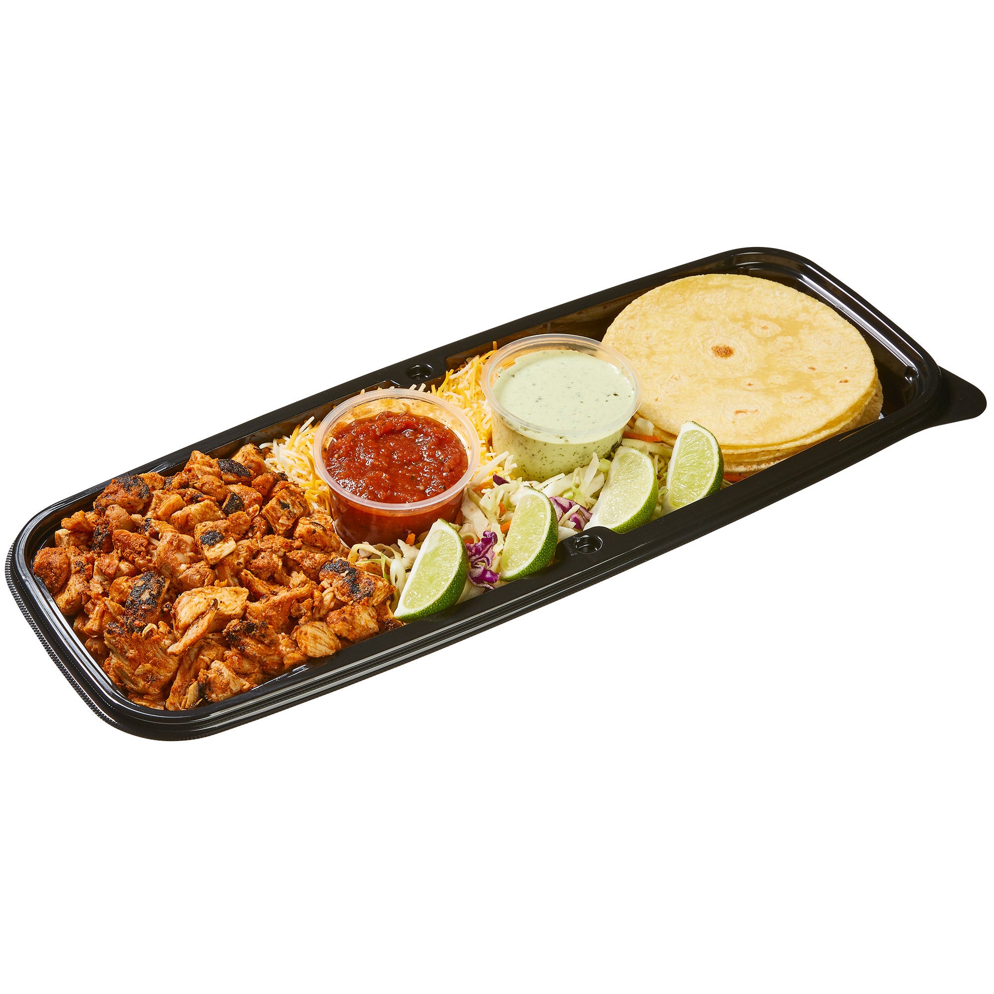 CHICKEN STREET TACO KIT 12 COUNT PER LB