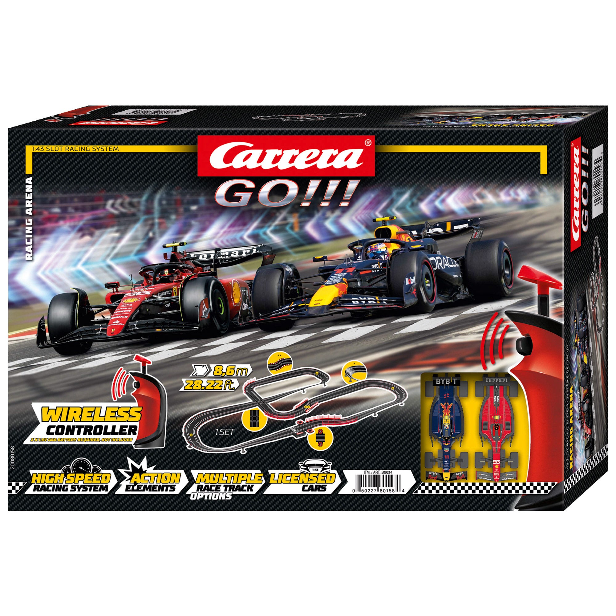 CARRERA GO!!! F1 RACING ARENA 1:43 SCALE