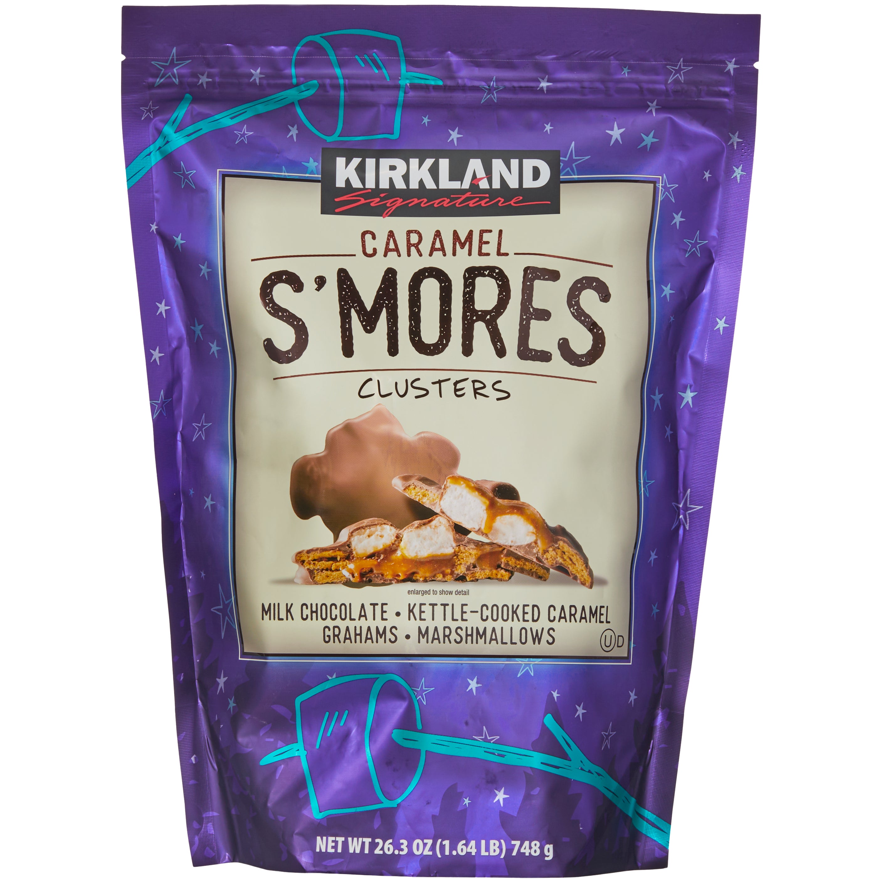 KIRKLAND SIGNATURE CARAMEL S'MORES 26.3 OZ (1.64 LBS) - Image 1