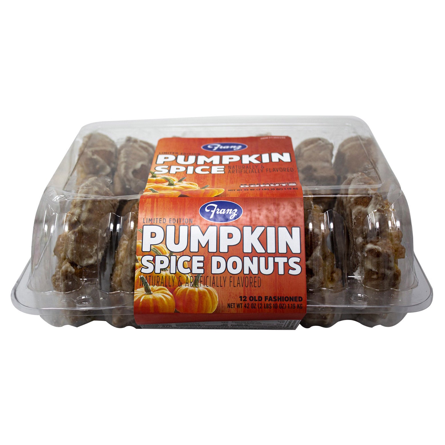 FRANZ OLD FASHIONED PUMPKIN SPICE DONUT 12 CT 27 OZ - Image 1