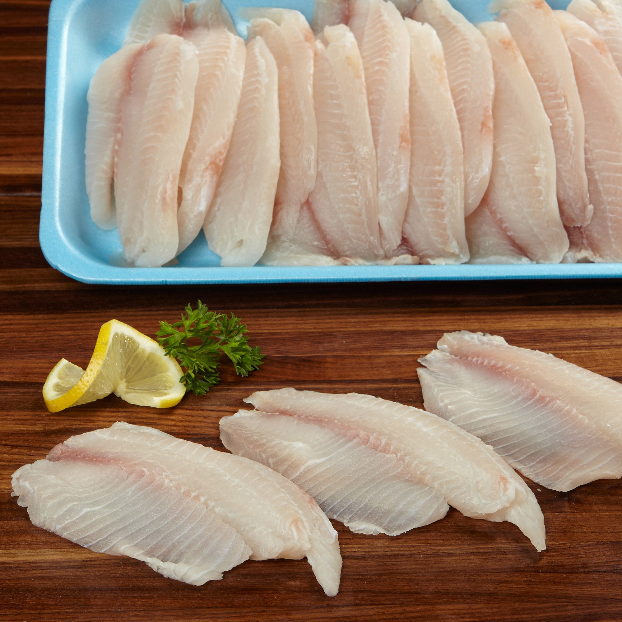 FRESH TILAPIA FILLET FARM RAISED PER LB