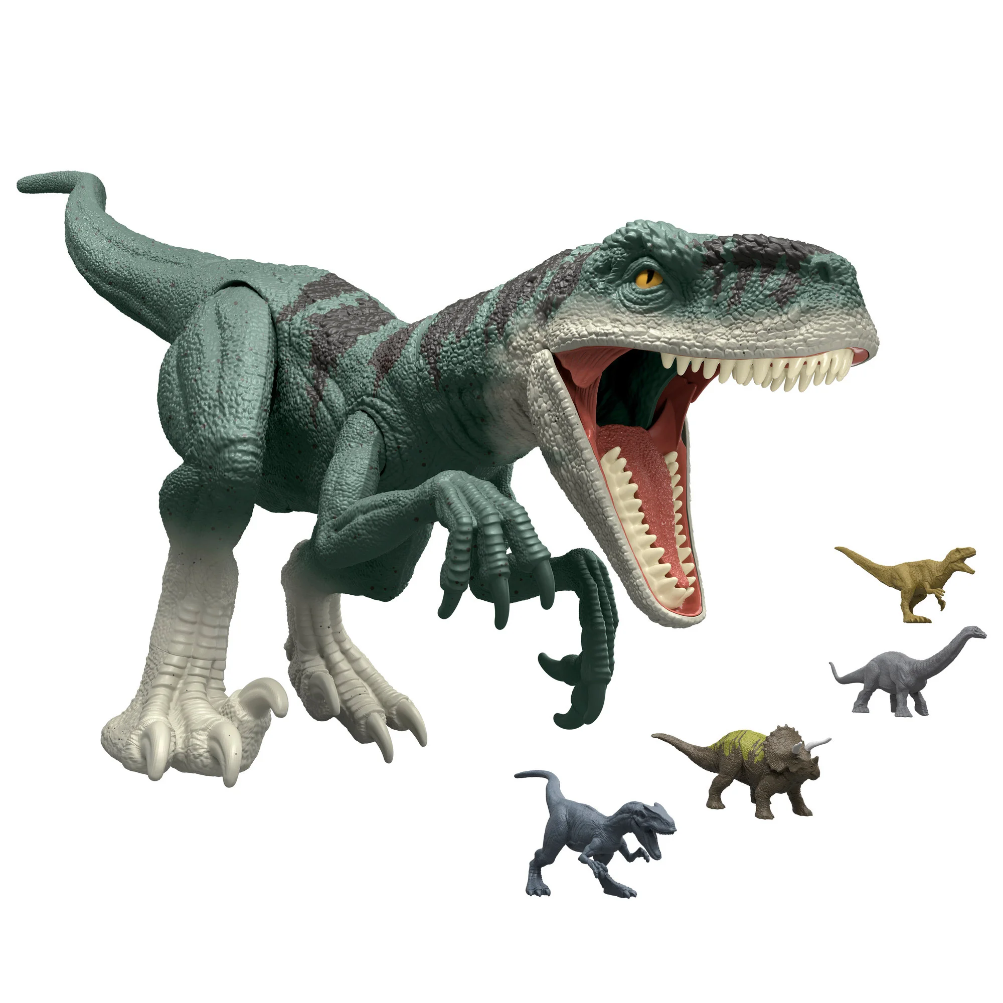 JURASSIC WORLD SUPER COLOSSAL DINO WITH 4 MINI DINOS - Image 1