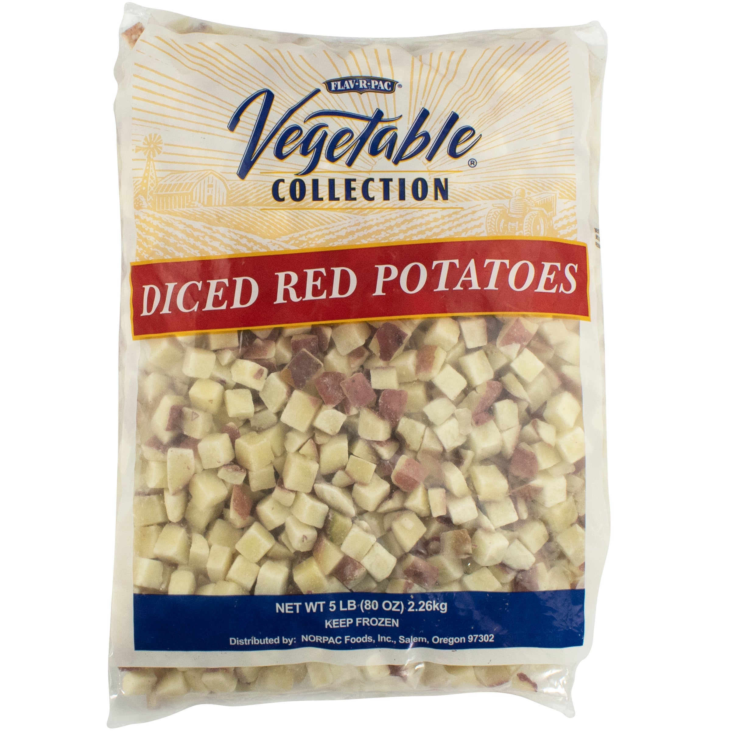 FLAV-R-PAC DICED RED POTATOES 5 LB - Image 1