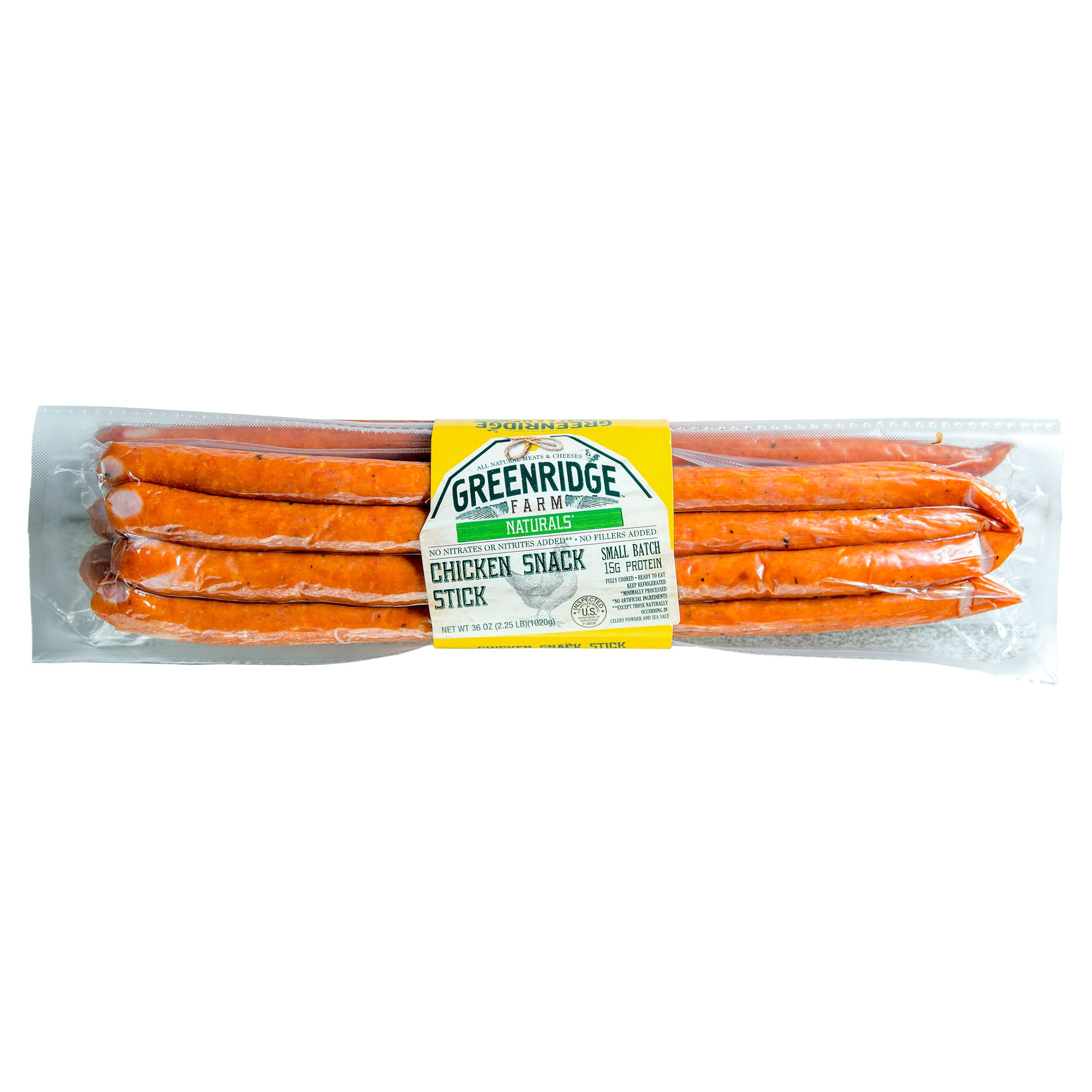 GREENRIDGE FARM ABF CHICKEN SNACK STICKS 36 OZ