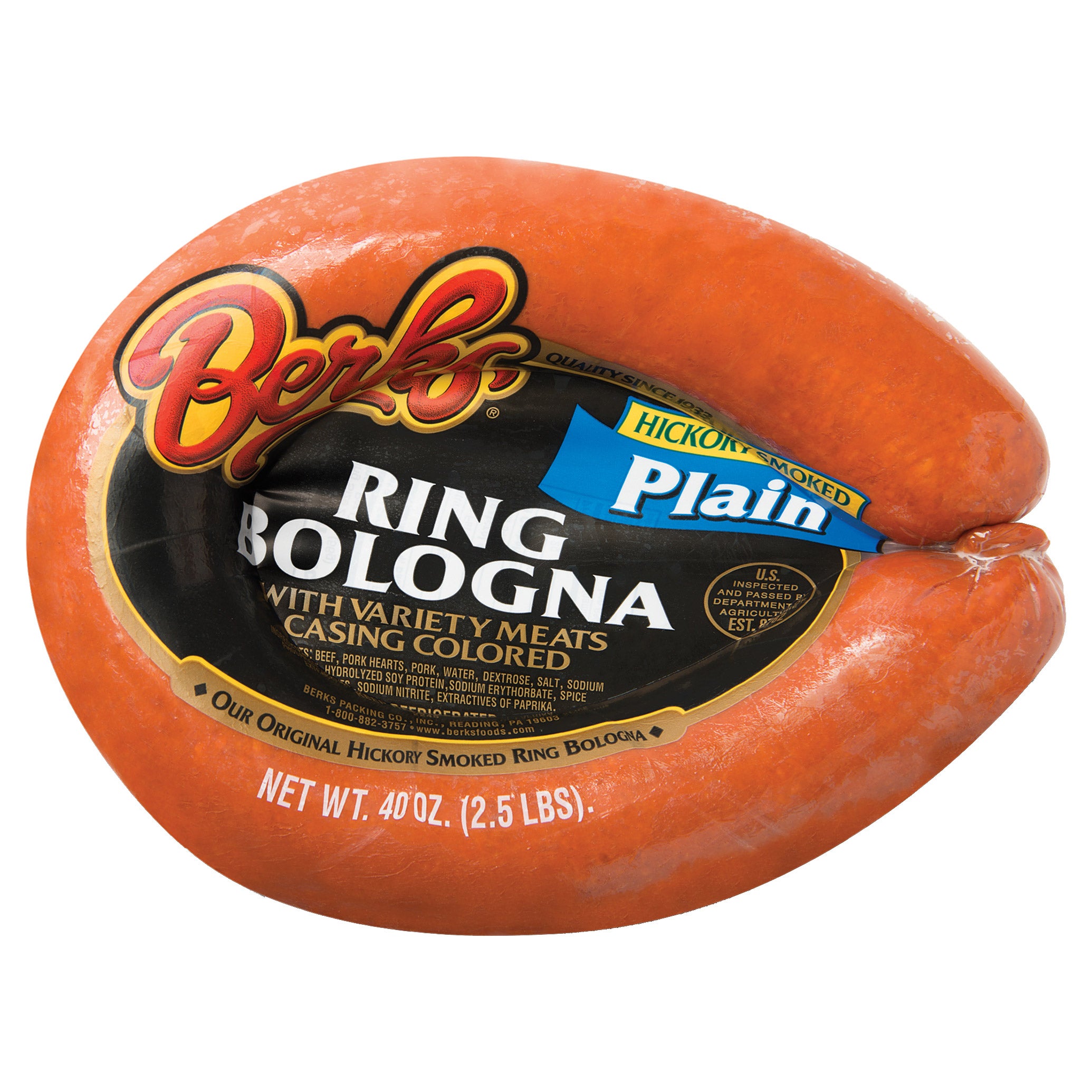 BERKS RING BOLOGNA 40 OZ (2.5 LBS)
