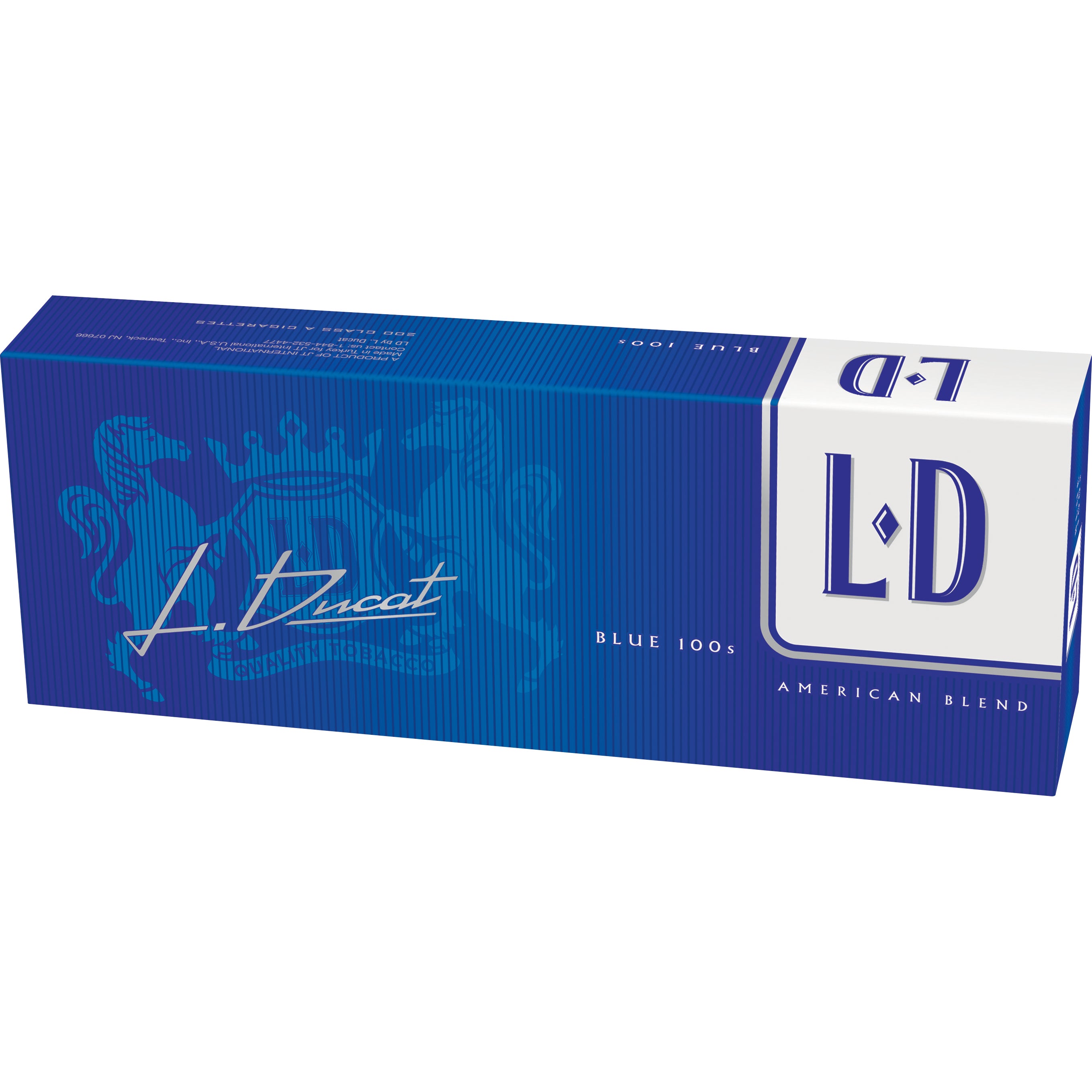 JT INTERNATIONAL L DUCAT BLUE 100'S BOX - Image 1