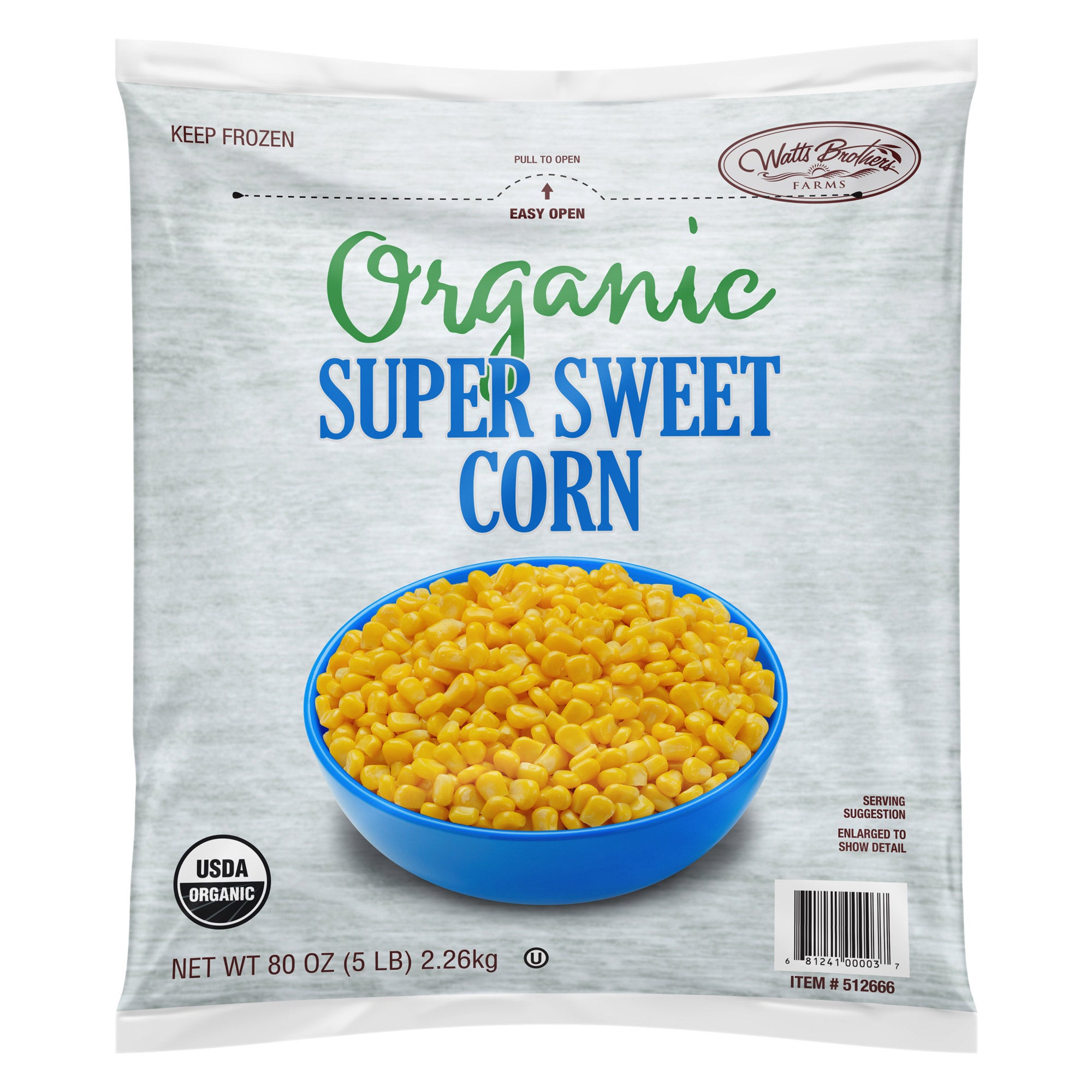 WATTS BROTHERS ORGANIC YELLOW CORN 5 LBS