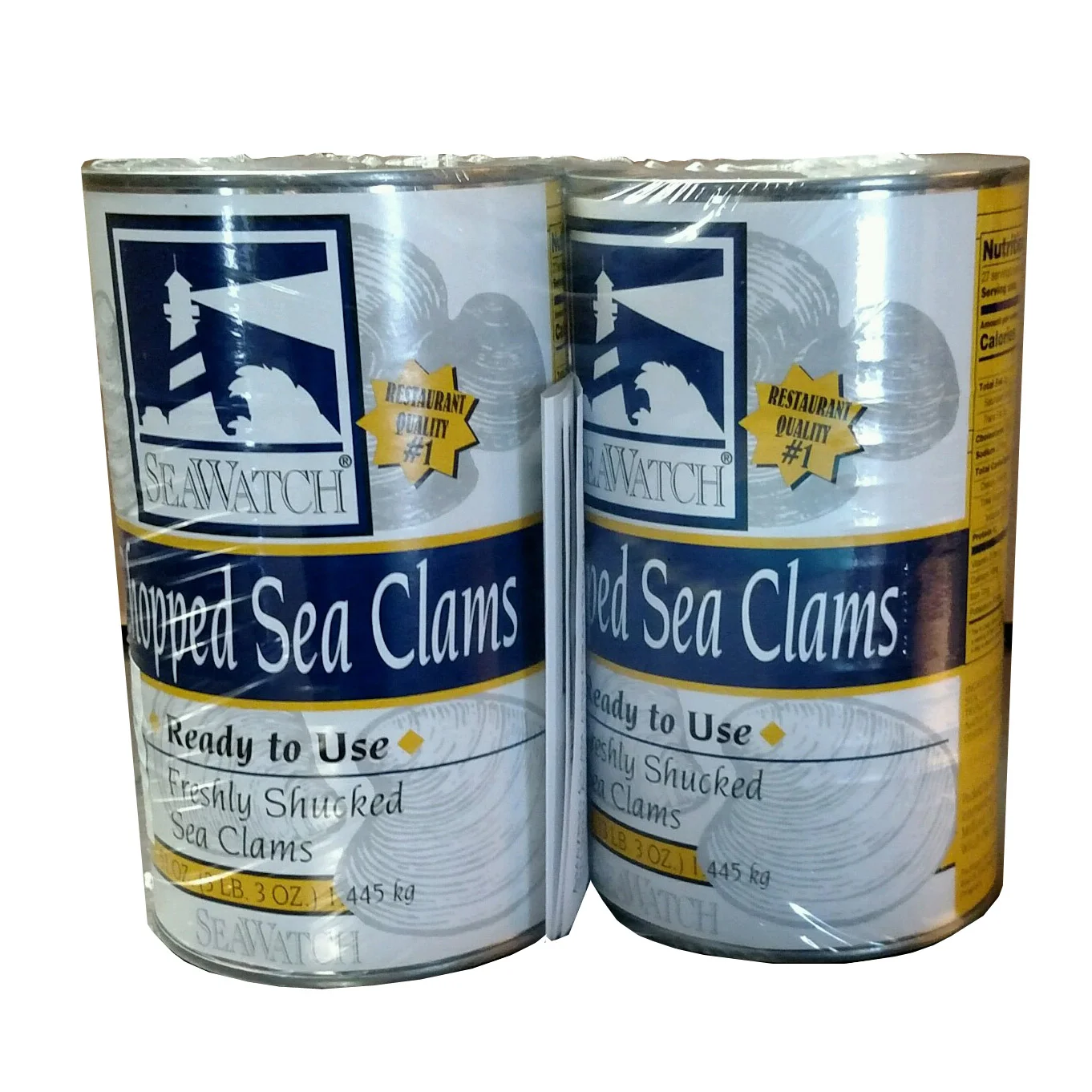 SEAWATCH CHOPPED SEA CLAMS 2/51 OZ