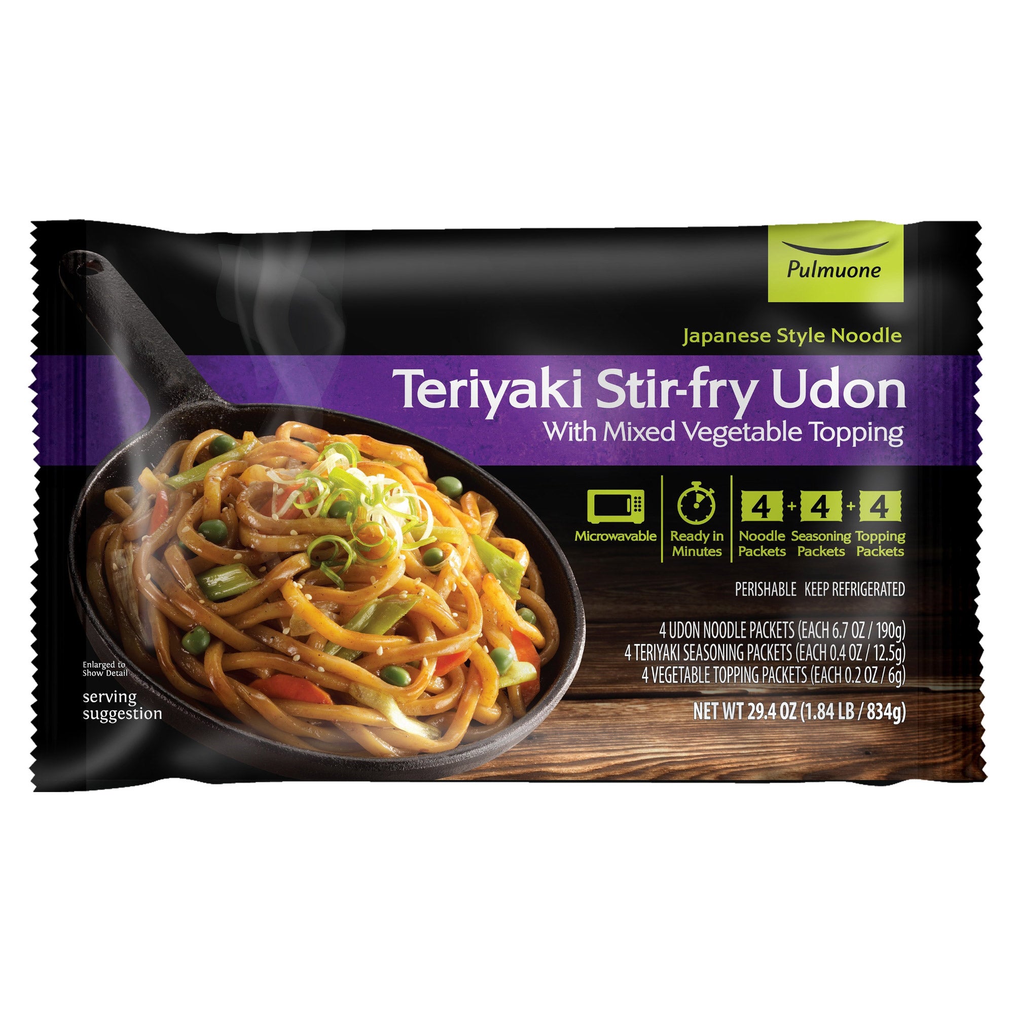 PULMUONE TERIYAKI STIR-FRY UDON 29.4 OUNCES