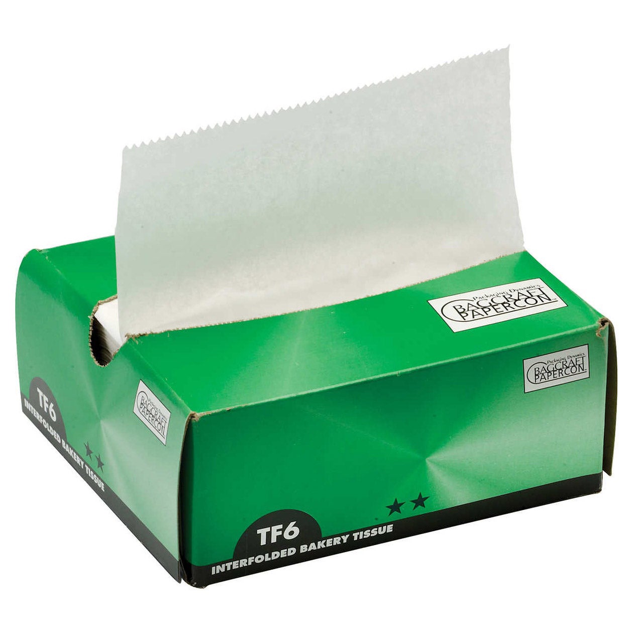 BAGCRAFT 6" X 10.75" WAX TISSUE 1000 CT BW6