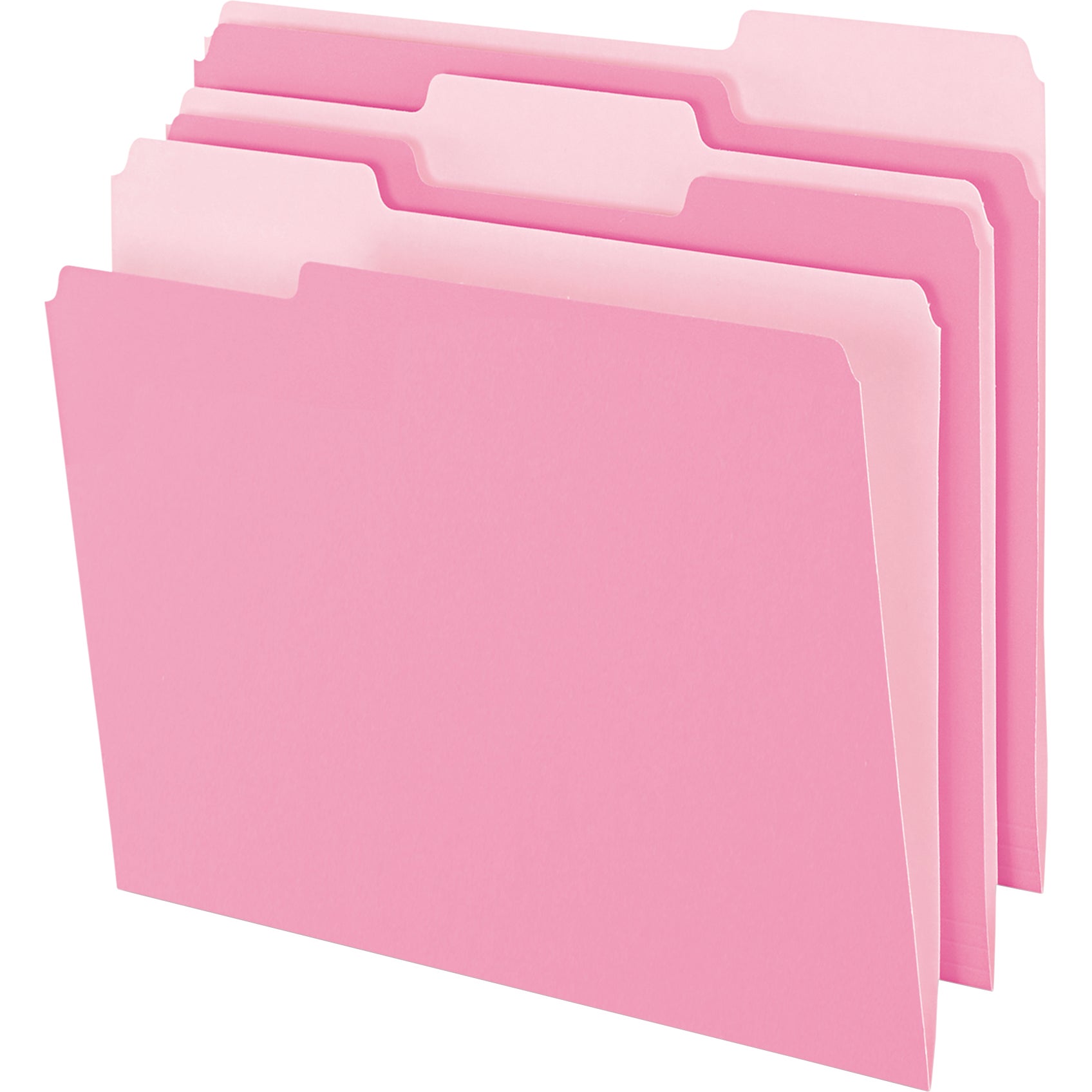 PENDAFLEX PINK TOP TAB FILE FLD LTR PFX15213PIN 100CT