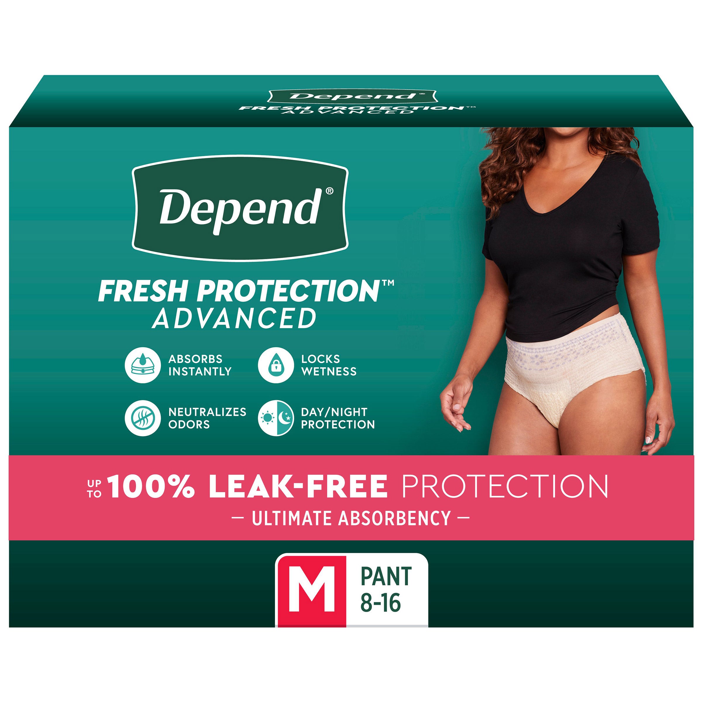 DEPEND FRESH PROTECTION ADVANCED WOMEN MEDIUM 72CT
