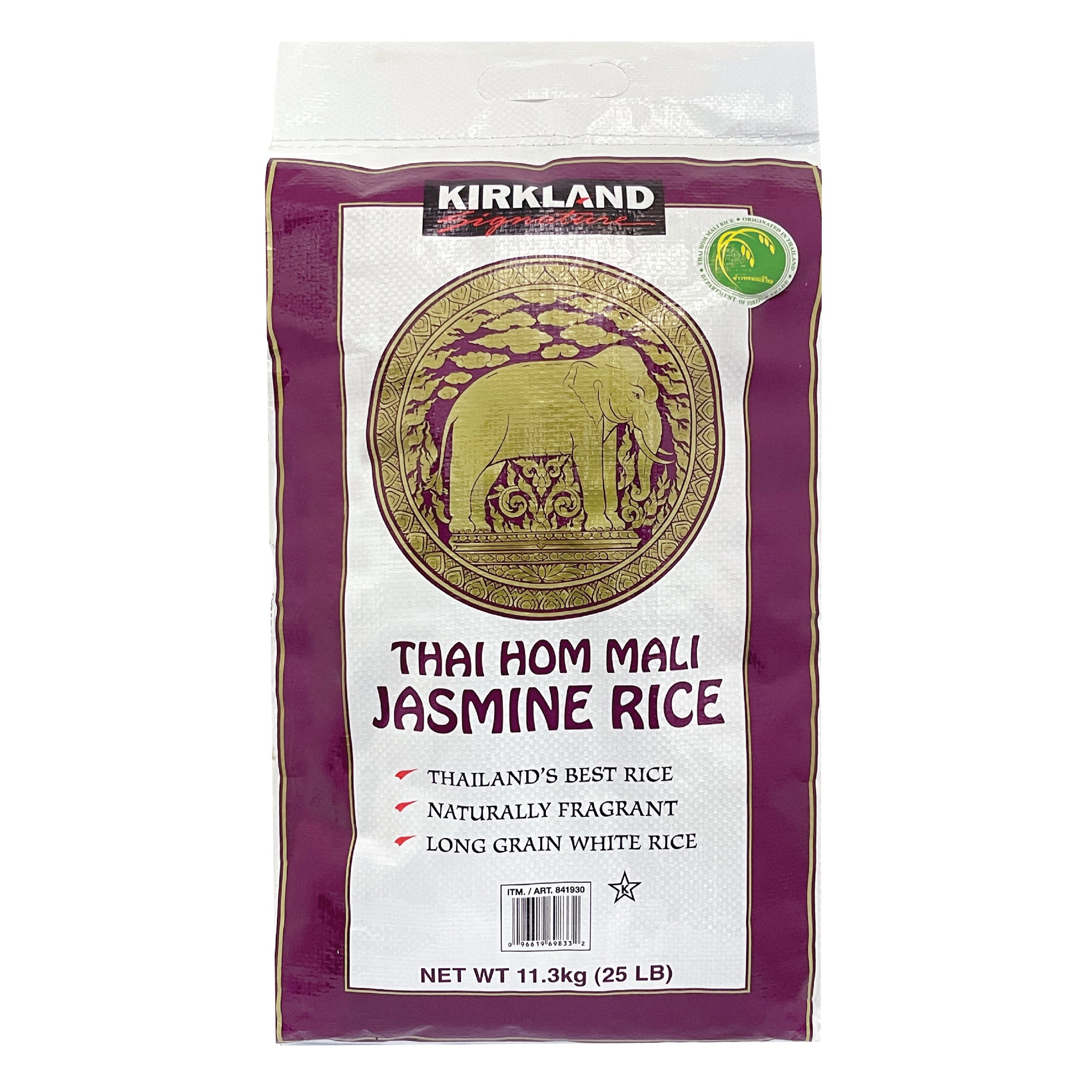 KIRKLAND SIGNATURE THAI JASMINE RICE 25 LB - Image 1