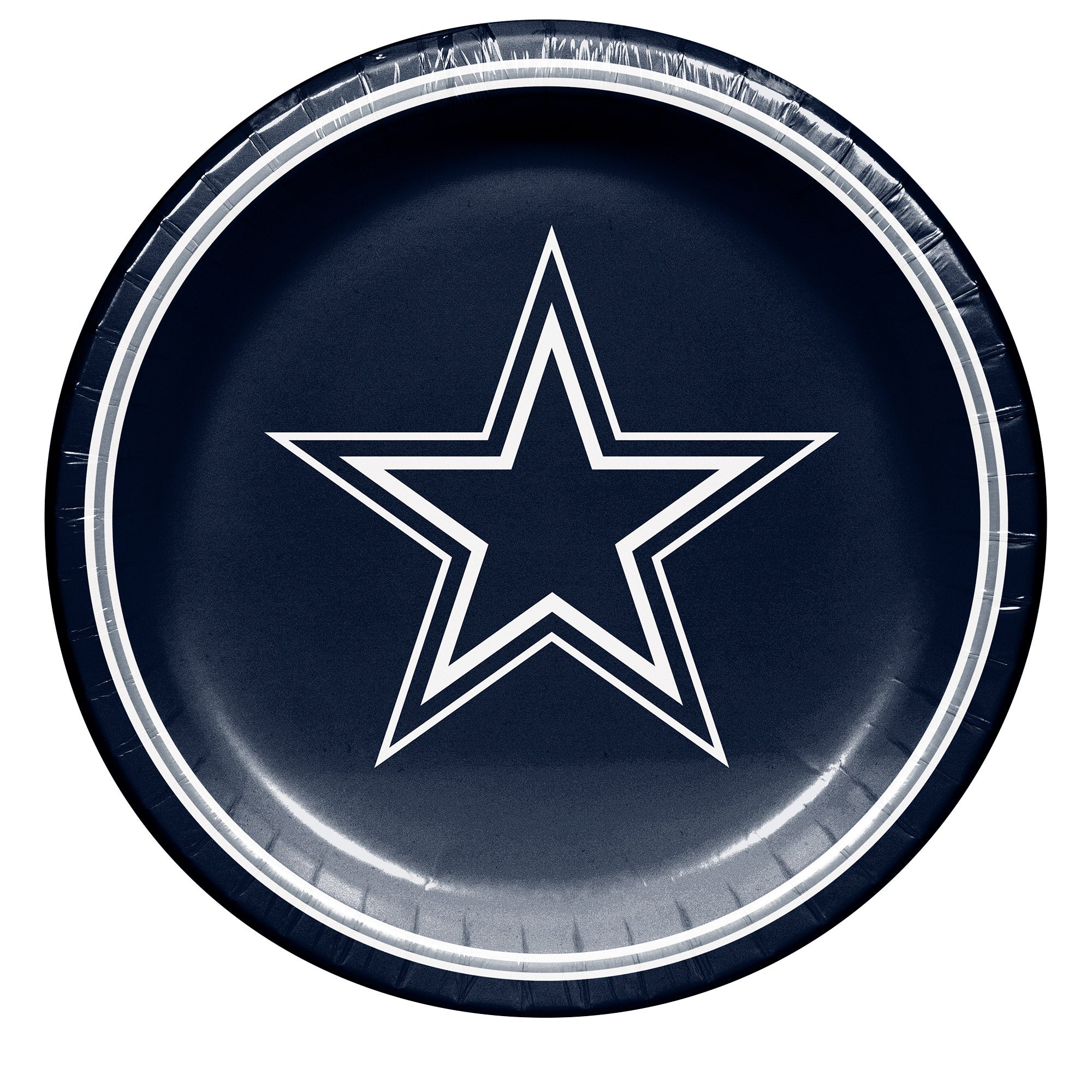 DALLAS COWBOYS NFL PERFORMA PLATE 100 CT - Image 1