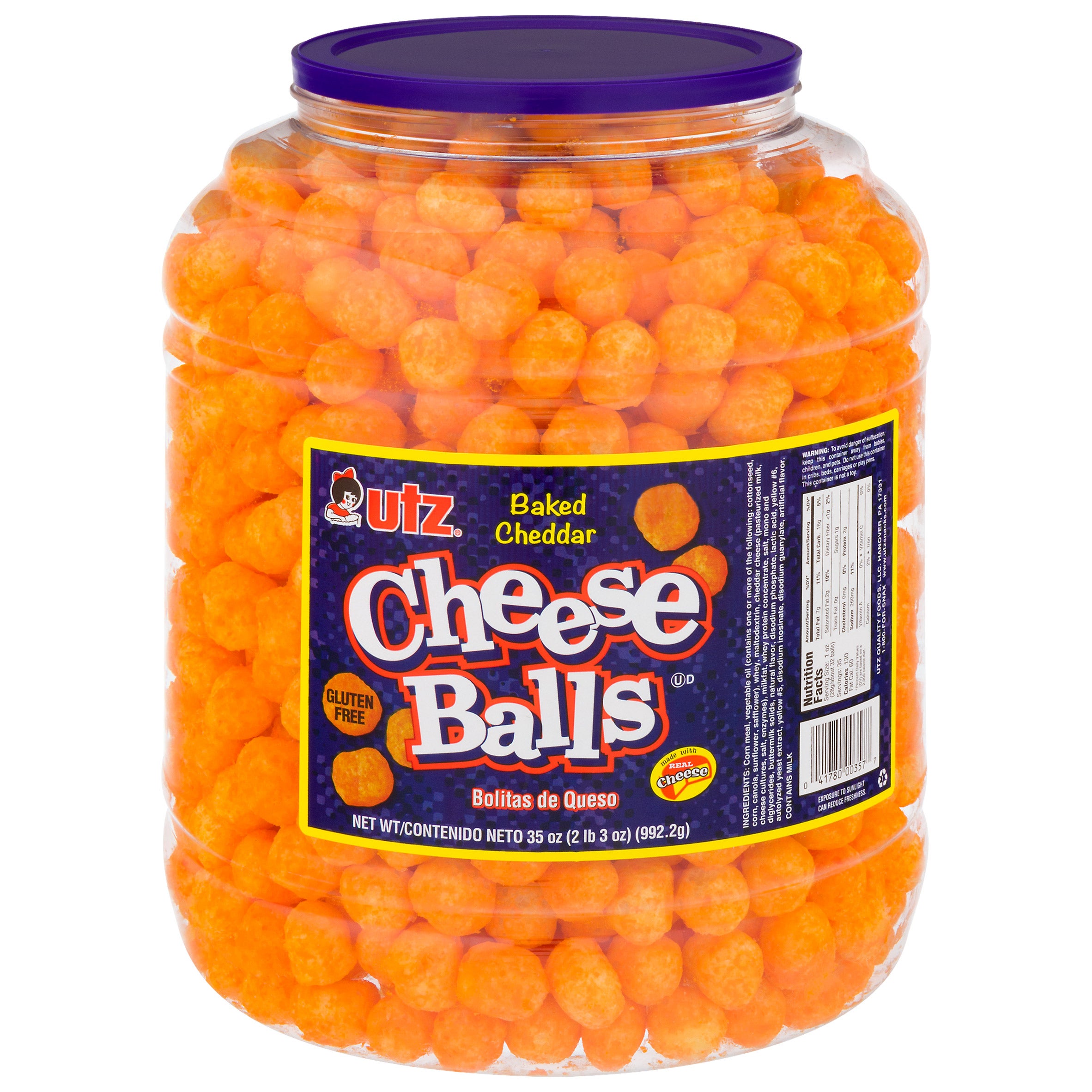 UTZ CHEESE BALLS 35 OZ - Image 1