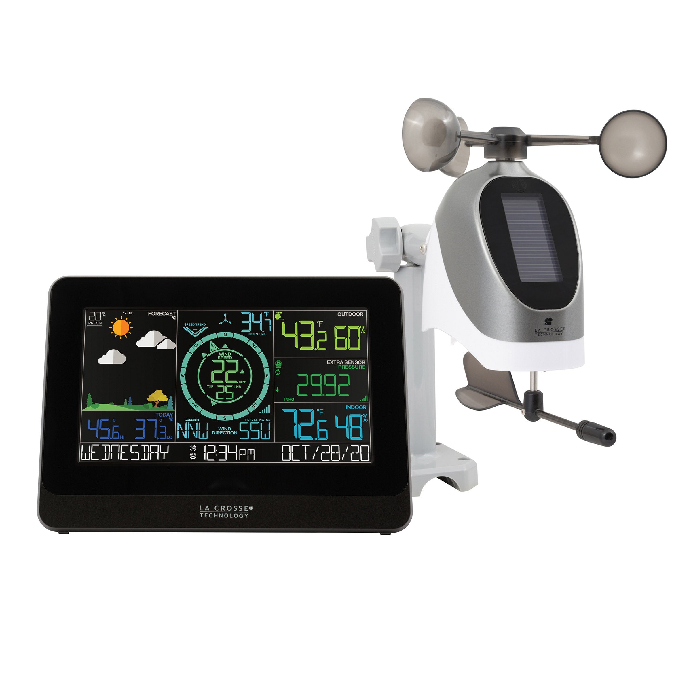 LA CROSSE WIRELESS WIND AND WEATHER STATION - Image 1