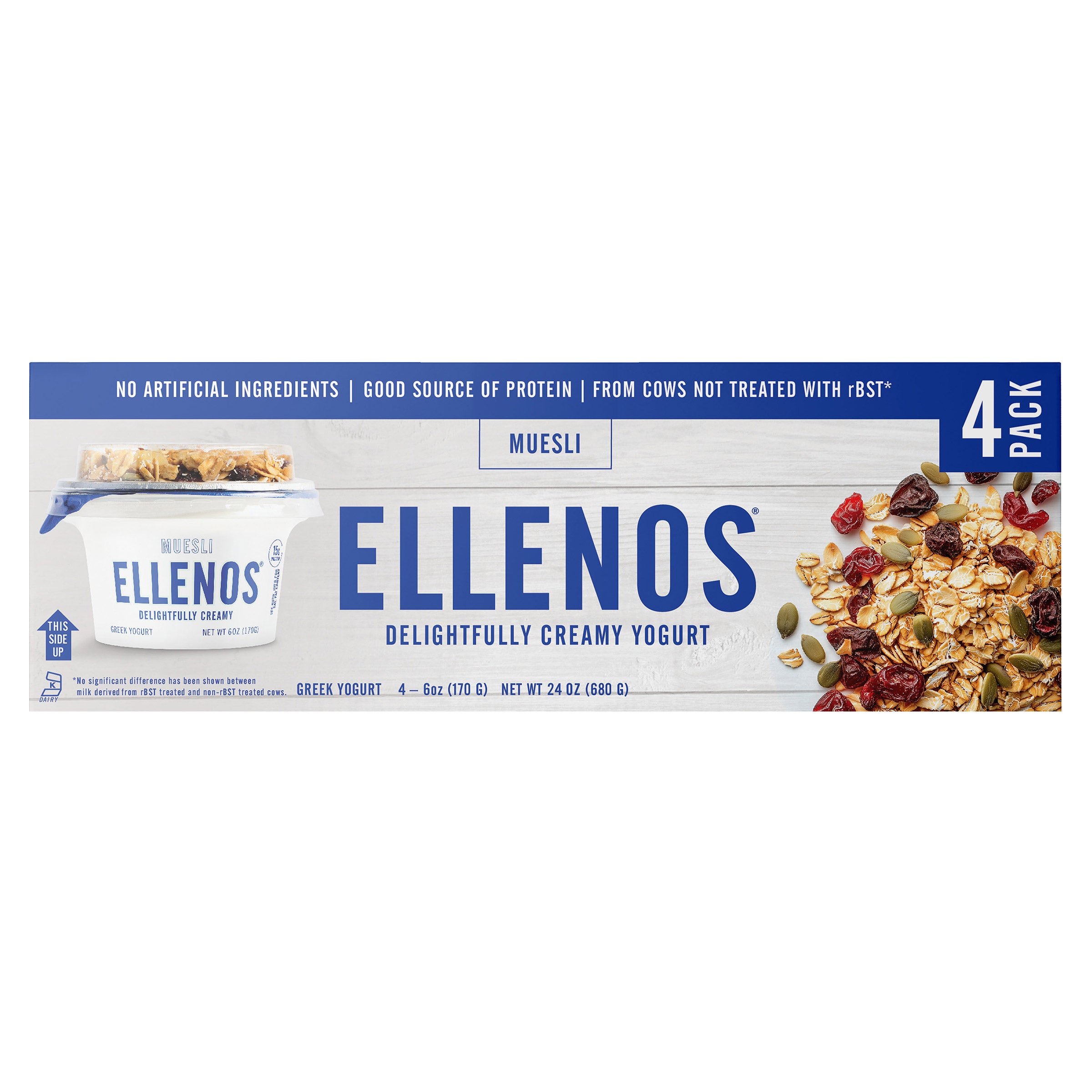 ELLENOS MUESLI YOGURT 4/6 OZ