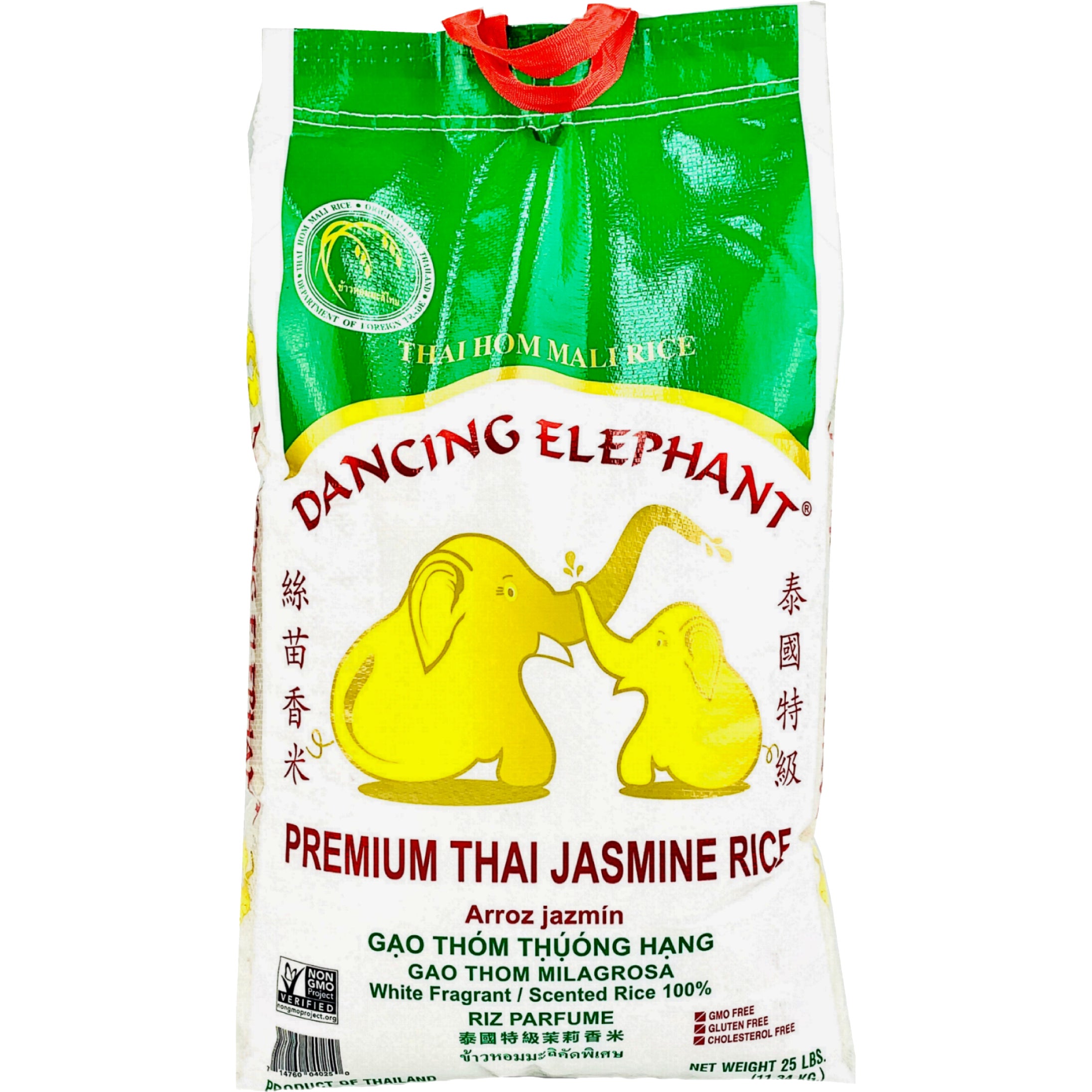 DANCING ELEPHANT THAI JASMINE RICE 25 LBS
