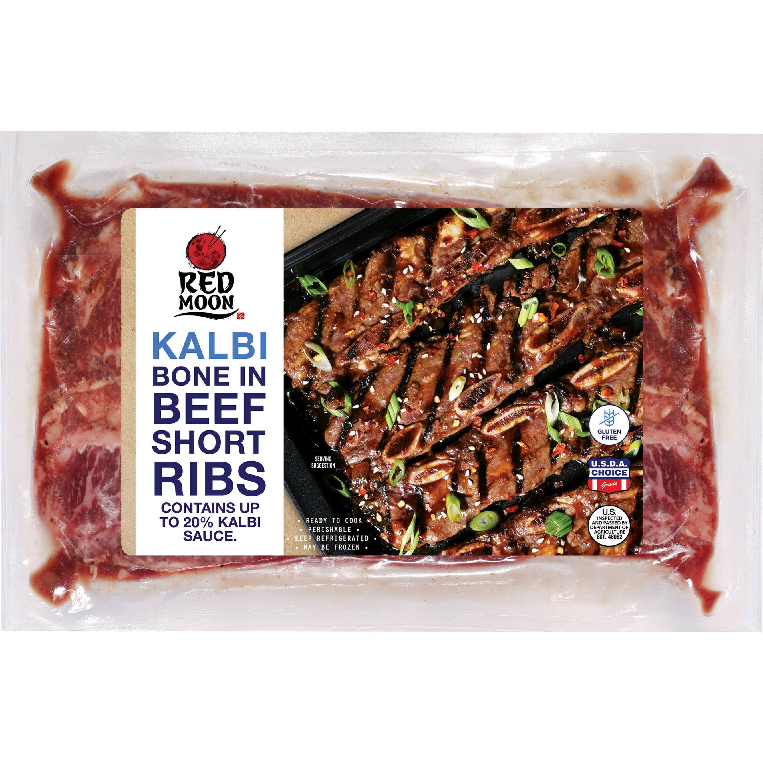 RED MOON KALBI BONE IN BEEF SHORT RIB PRICE PER POUND