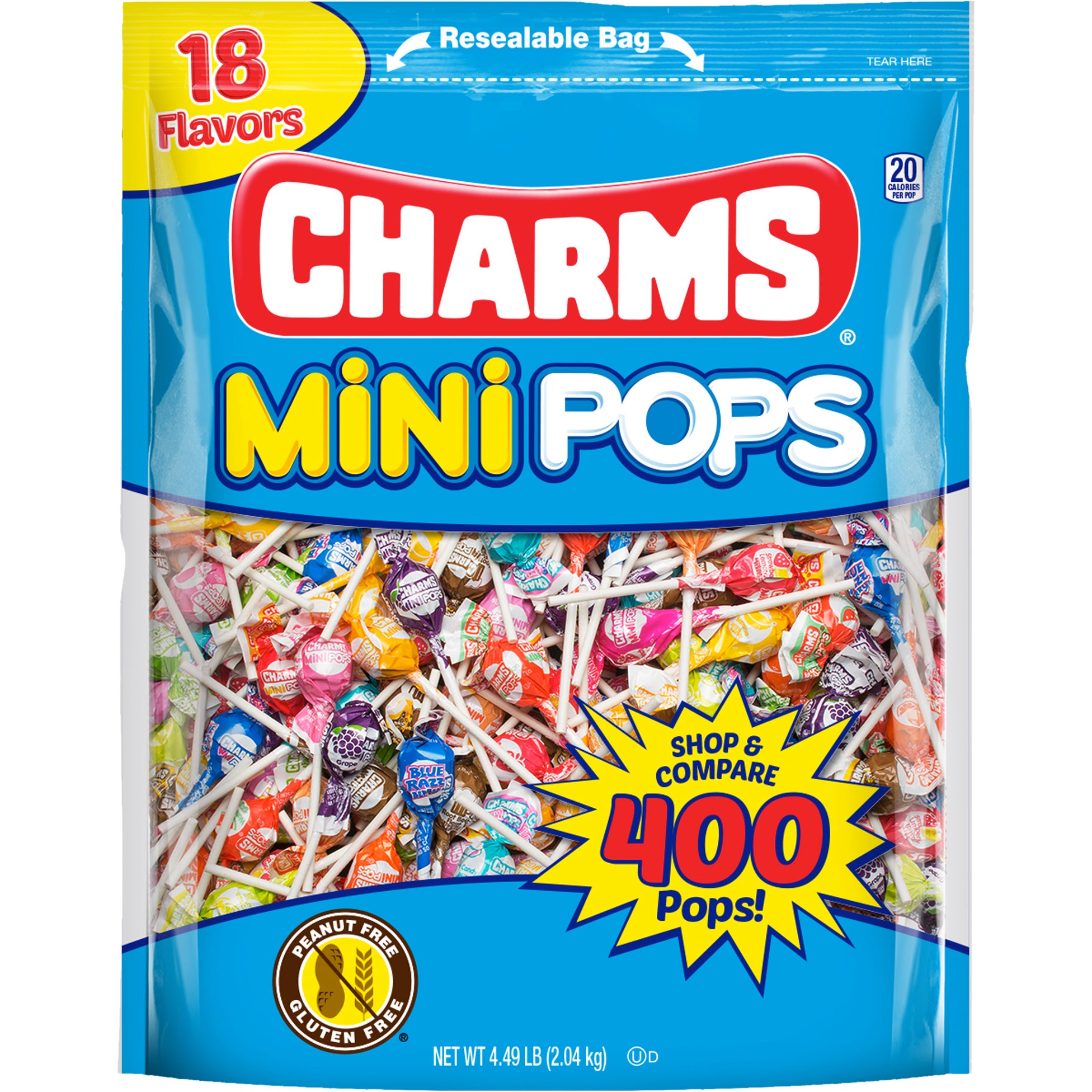 CHARMS MINI POPS 400 CT