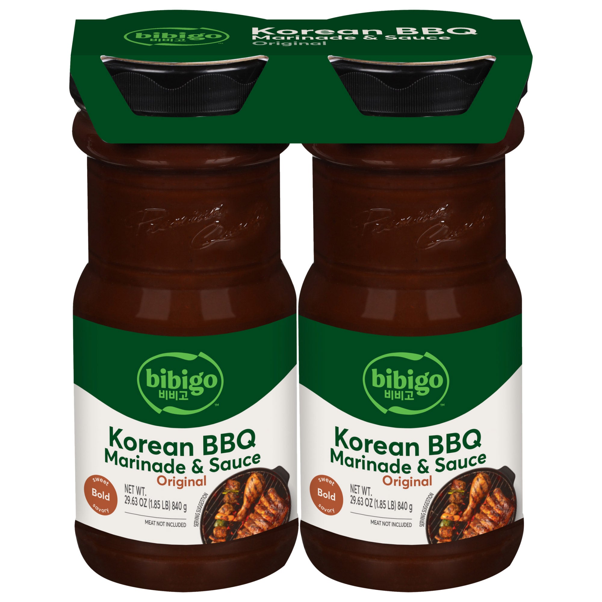 BIBIGO KOREAN BBQ MARINADE 2 X 29.6 OZ