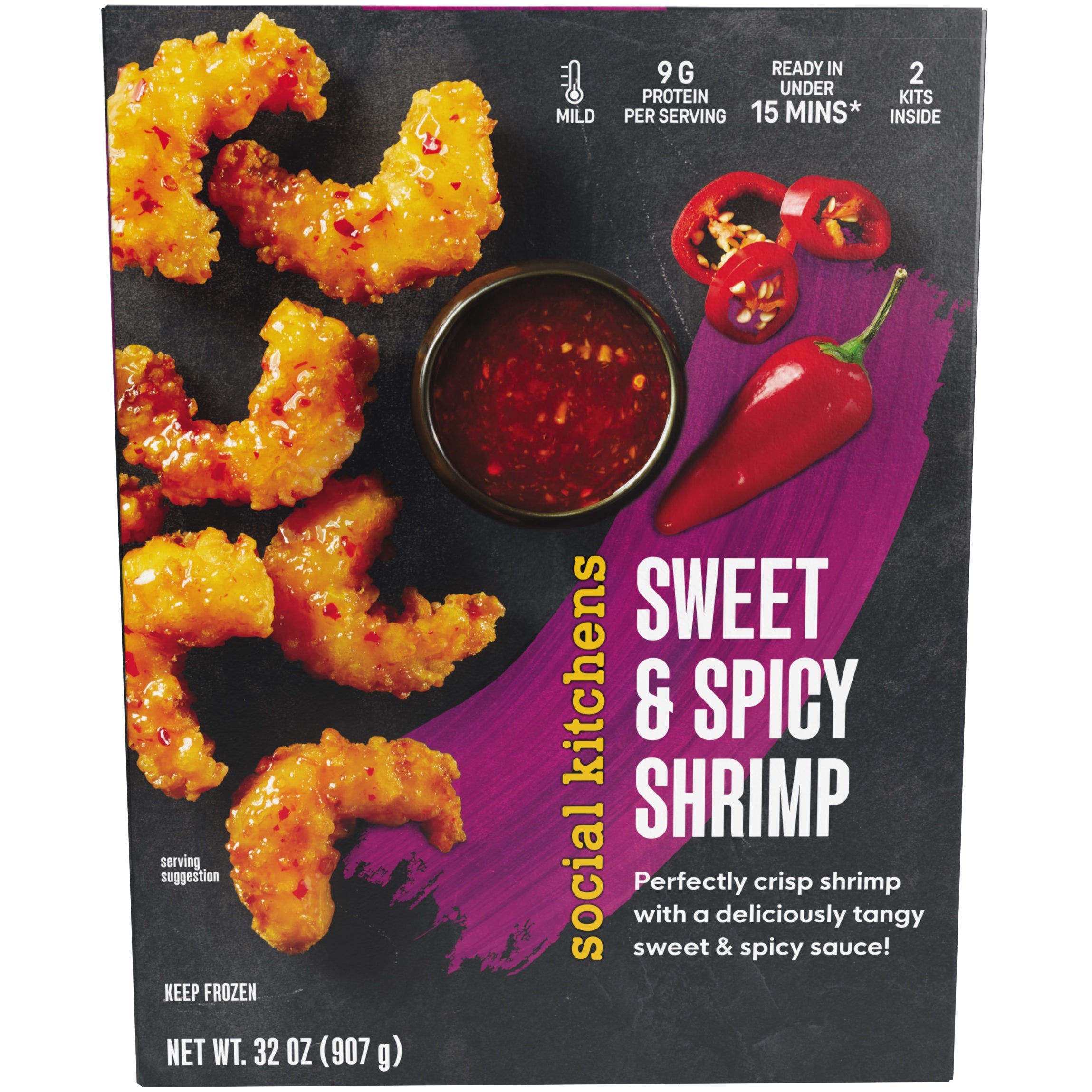 SOCIAL KITCHEN SWEET/SPICY SHRIMP 2 POUNDS