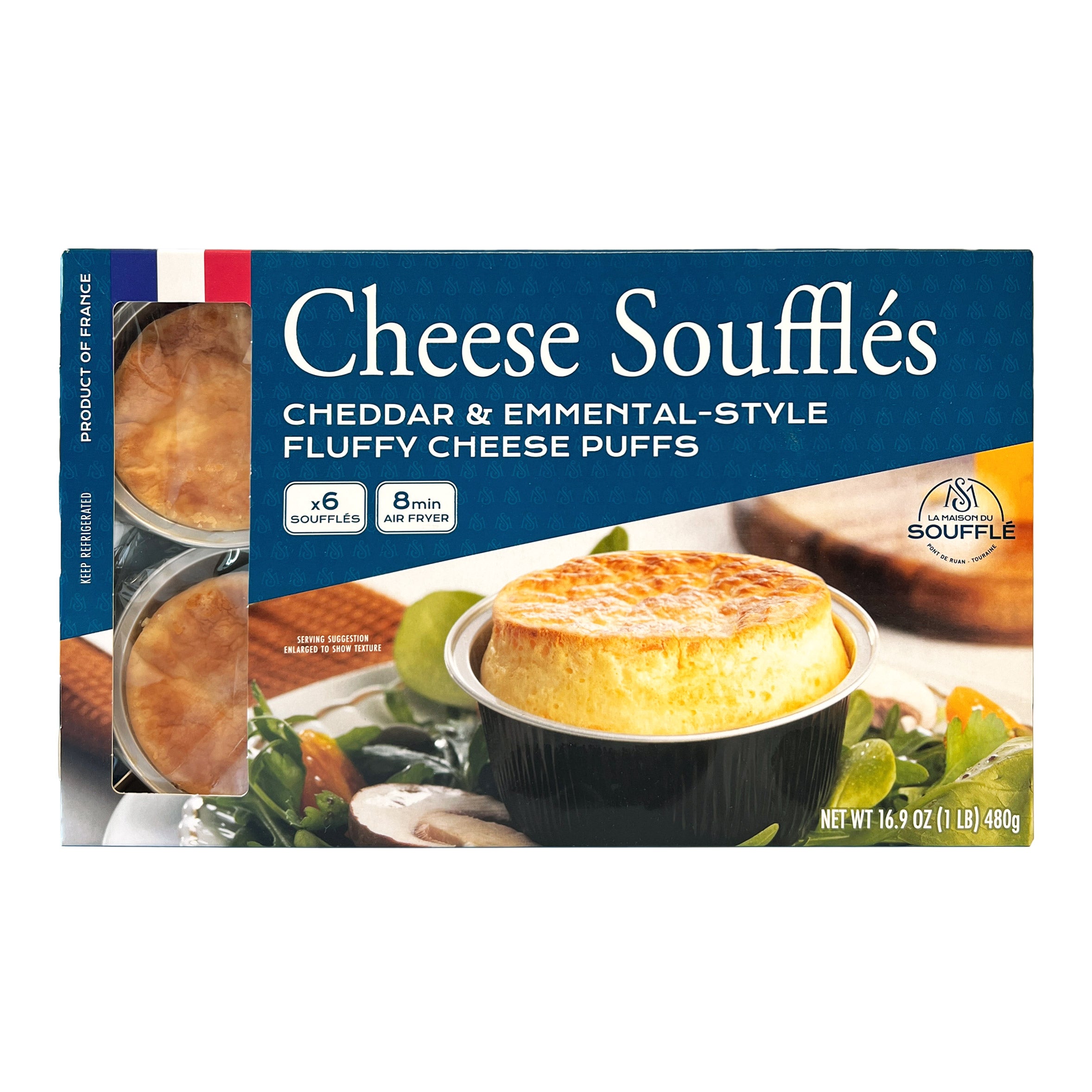 OVERSEAS CHEESE SOUFFLES 16.9 OZ