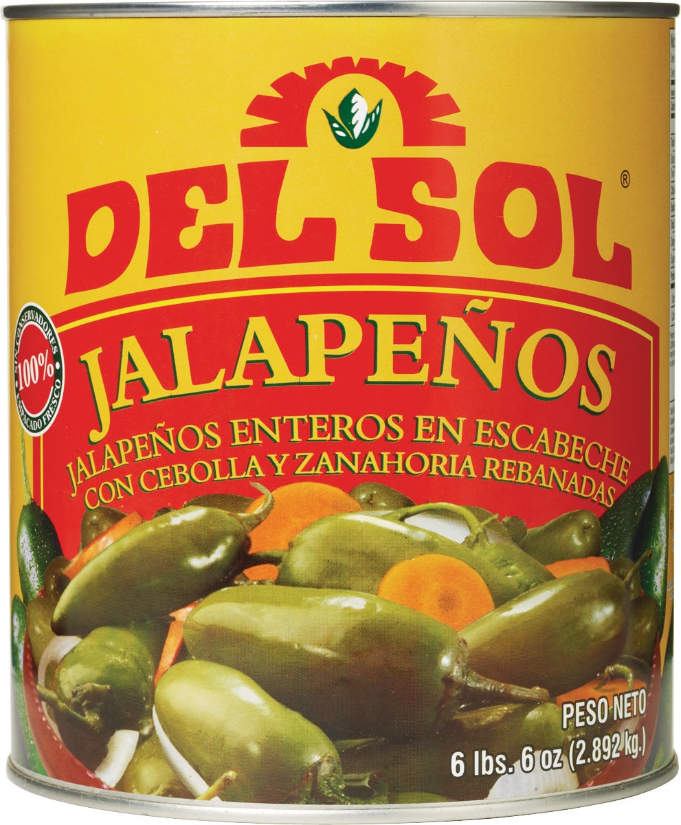 DEL SOL JALAPENOS IN ESCABECHE #10 CAN