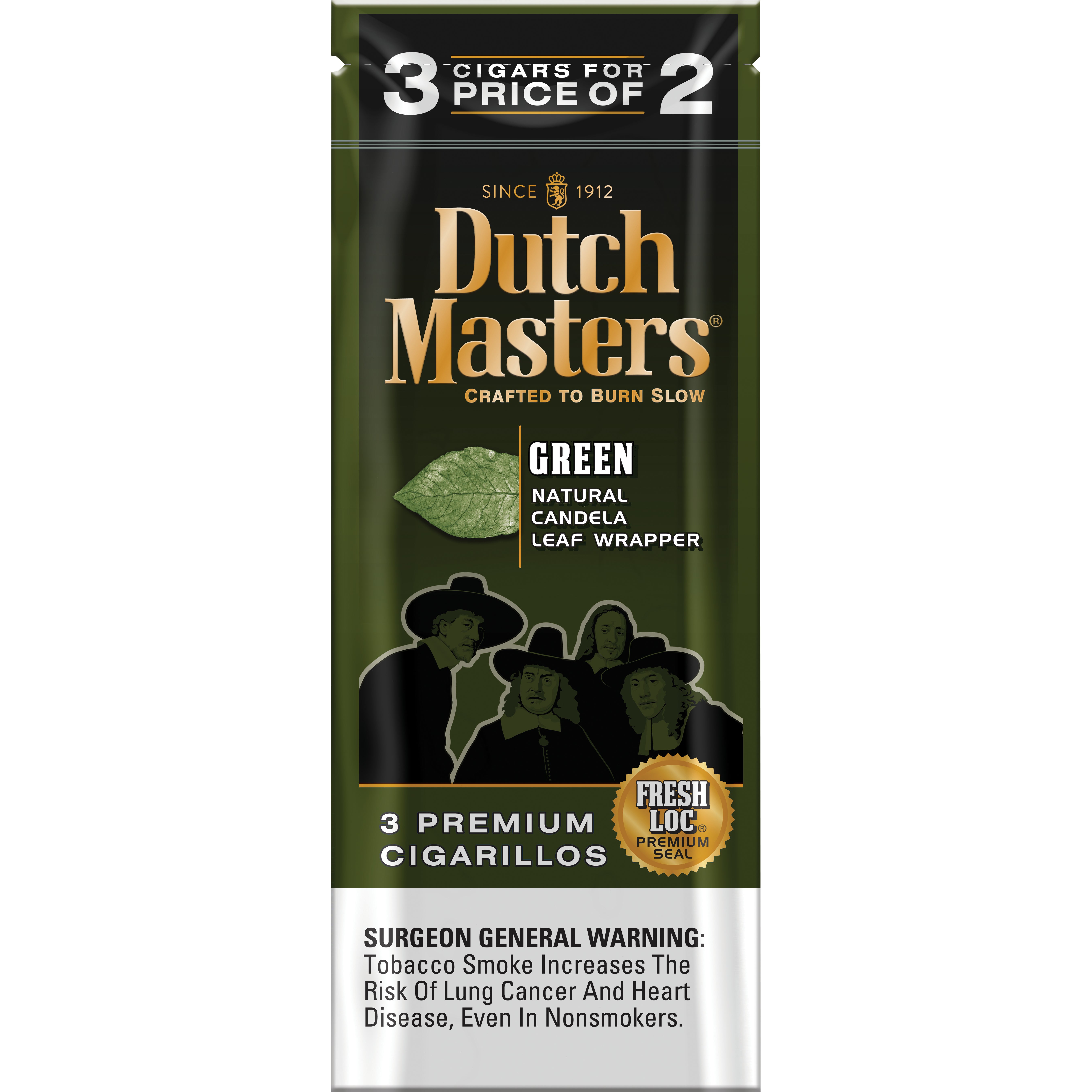 DUTCH MASTER GREEN CIGARILLO 20/3PK - Image 1
