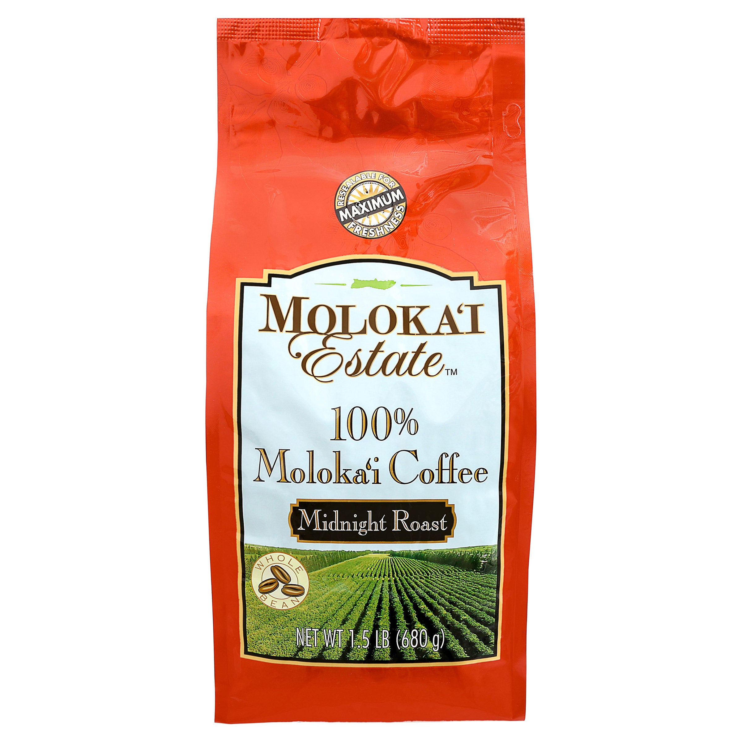 FRUITS OF THE ISLANDS 100% MOLOKAI ESTATE COFFEE 24 OZ